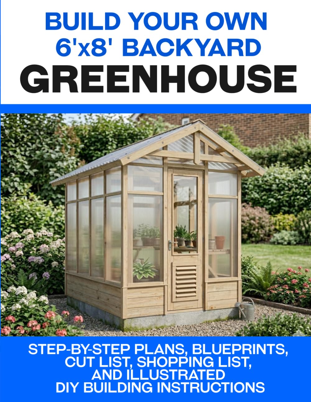 Build Your Own 6x8 Backyard Greenhouse: Step-by-Step Plans, Blueprints, Cut List, Shopping List, and Illustrated DIY Building Instructions baixar livro de graça