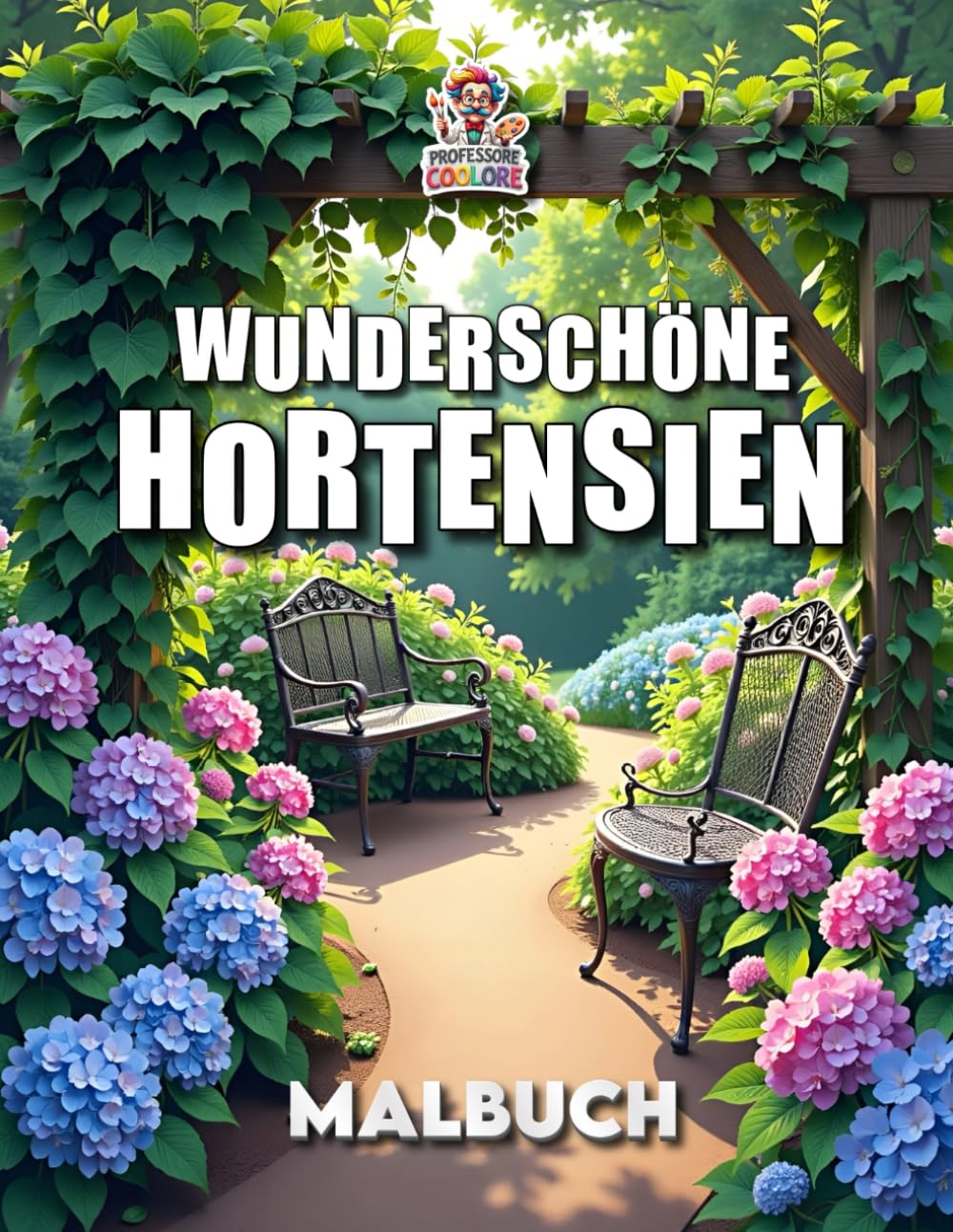 Wunderschöne Hortensien Malbuch: 60 florale Seiten voller Pracht und Detailverliebtheit zum Colorieren und Entspannen (Professore Coolore Mal- und Unterhaltungsbücher) (German Edition) baixar livro de graça