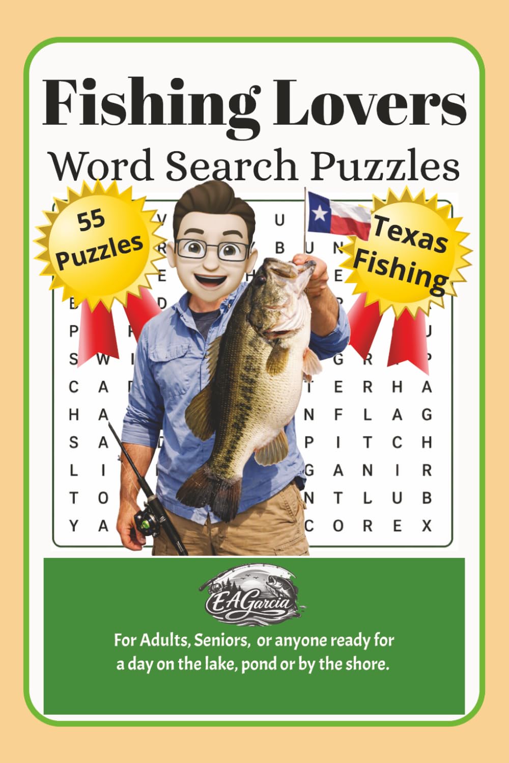 capítulo por capítulo baixar Fishing Lovers Word Search Puzzles: 55 Puzzles Texas Fishing for Adults, Seniors, or anyone ready for a day on the lake, pond or by the shore
