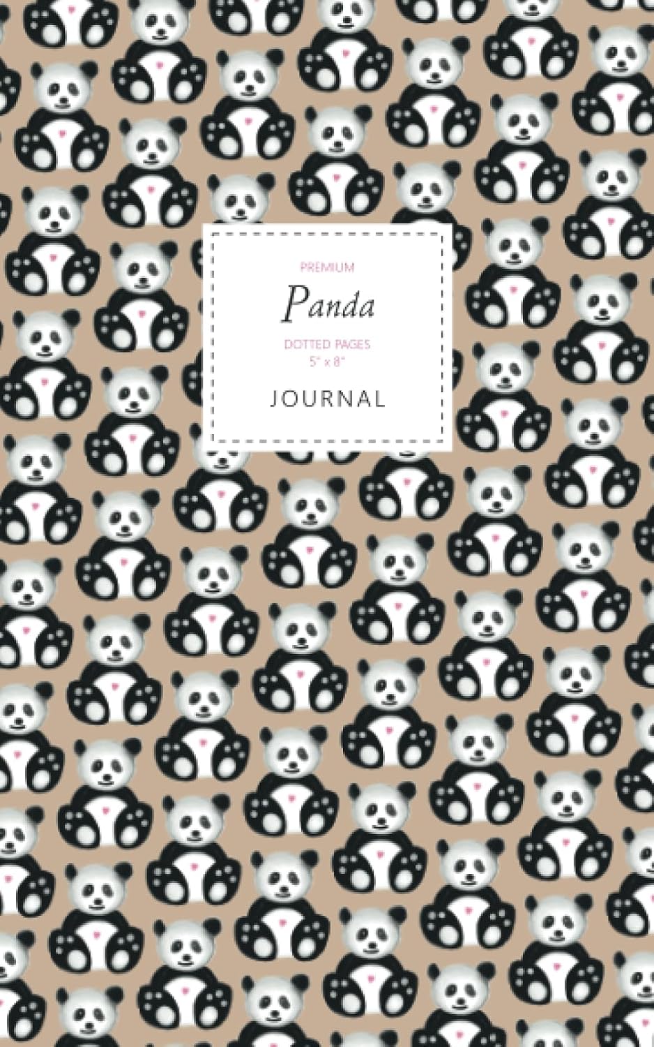 capítulo por capítulo baixar Panda Journal - Dotted Pages - 5x8 - Premium: (Brown Edition) Journal 96 dot grid pages (5x8 inches / 12.7x20.3cm / Junior Legal Pad/Nearly A5)