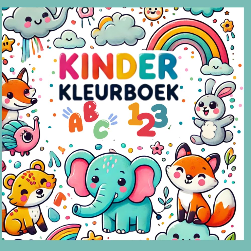capítulo por capítulo baixar Kinder Kleurboek ABC + Cijfers: Het alfabet van A tm Z en de cijfers 0 tm 10 oefenen en kleuren op een leuke manier! (Dutch Edition)