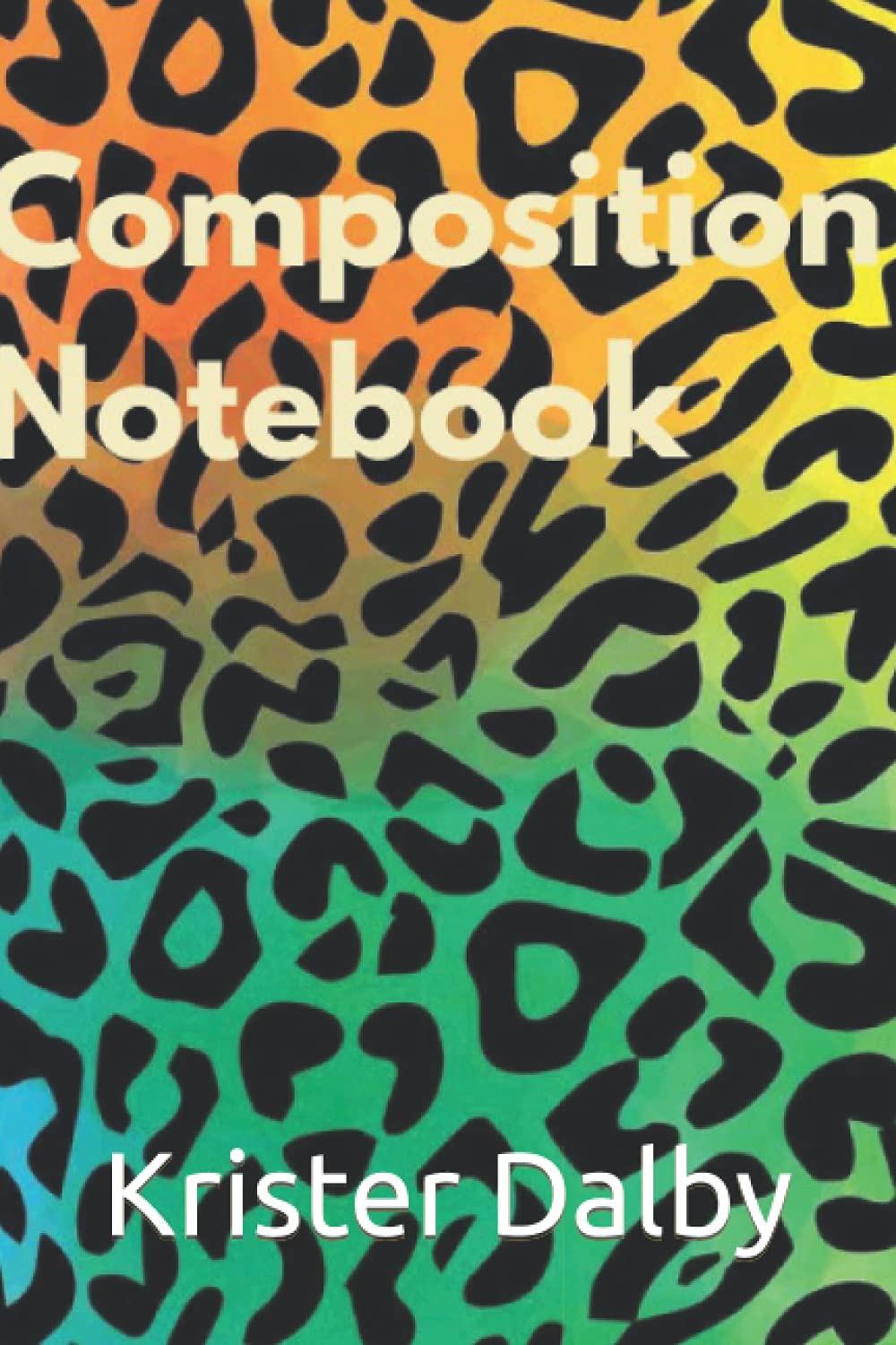 Rainbow Leopard Pattern Compostiton Notebook baixar livro de graça
