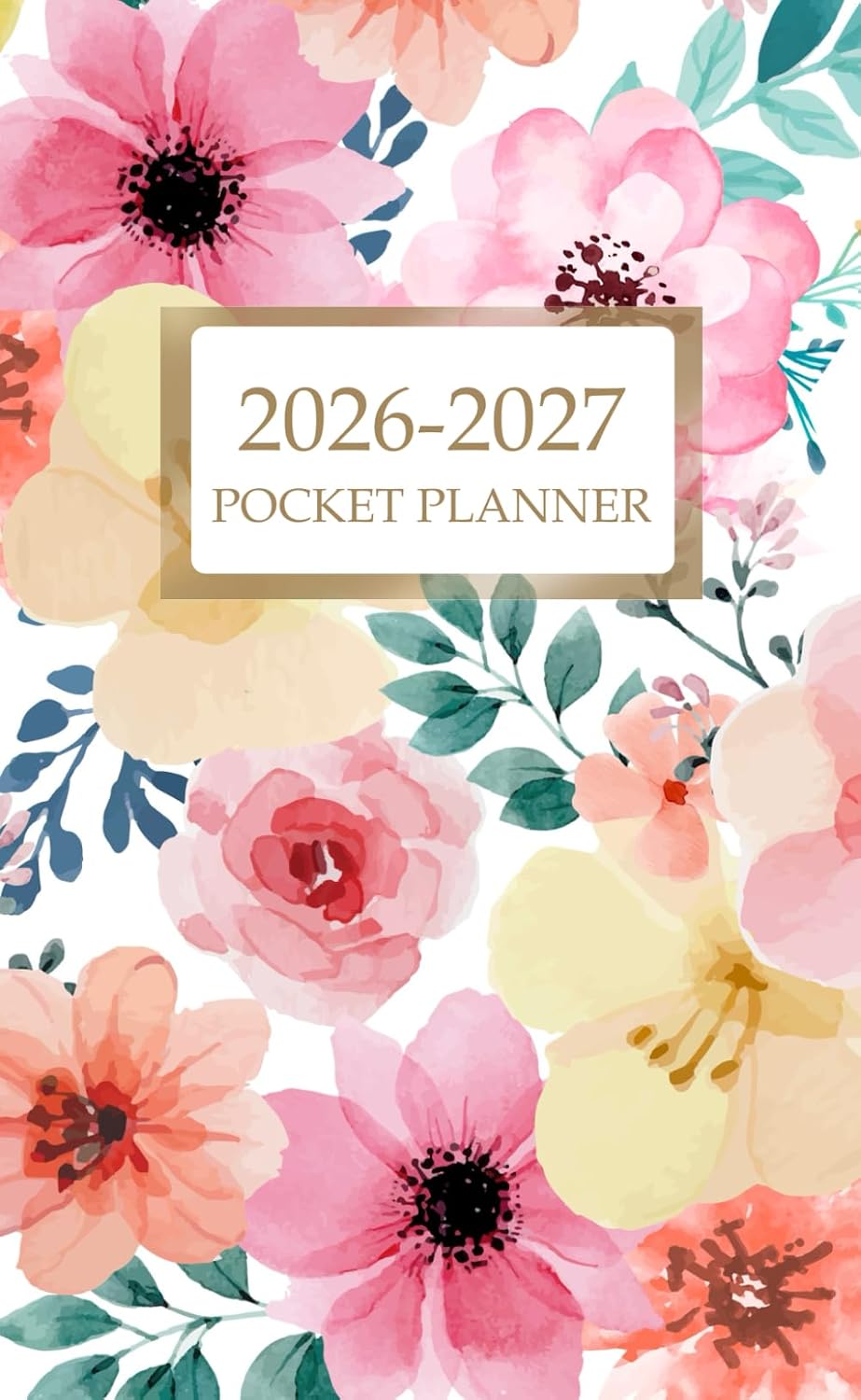 2026-2027 Pocket Planner: Two-Year Organizer from January 2026 to December 2027 with 24-Month Planning including US Federal Holidays and Password... Flowers Cover in Small Size for Purse or Bag baixar o livro de graça