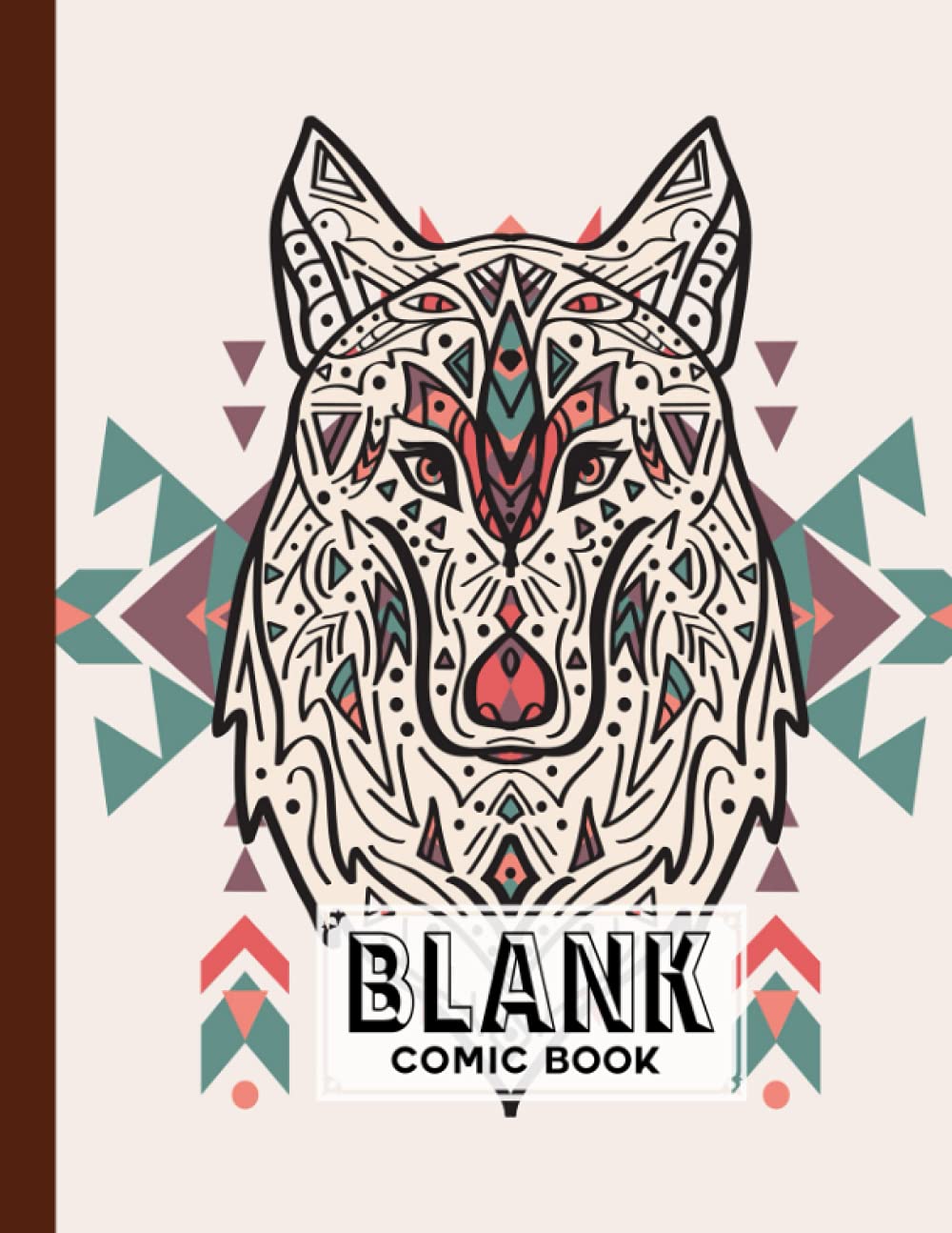Blank Comic Book: Wolf Cover, Create Your Own Story, Journal, Notebook, Sketchbook for Kids and Adults, 120 Pages - Size 8.5" x 11" Notebook by Rosita Brandt baixar livro de graça
