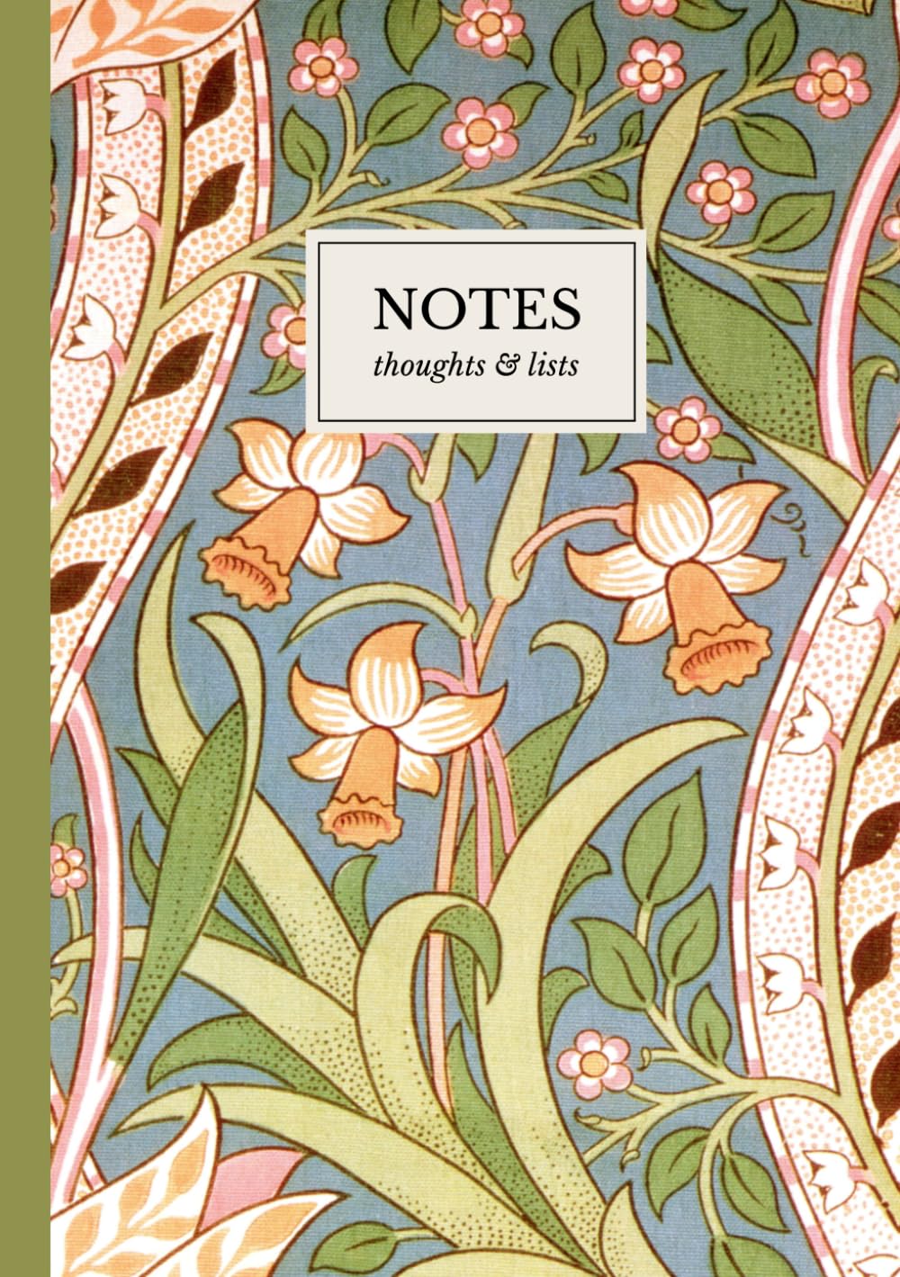 capítulo por capítulo baixar Daffodil Chintz Pattern Notebook: A5 Lined Notebook | John Henry Dearle Arts and Crafts Design