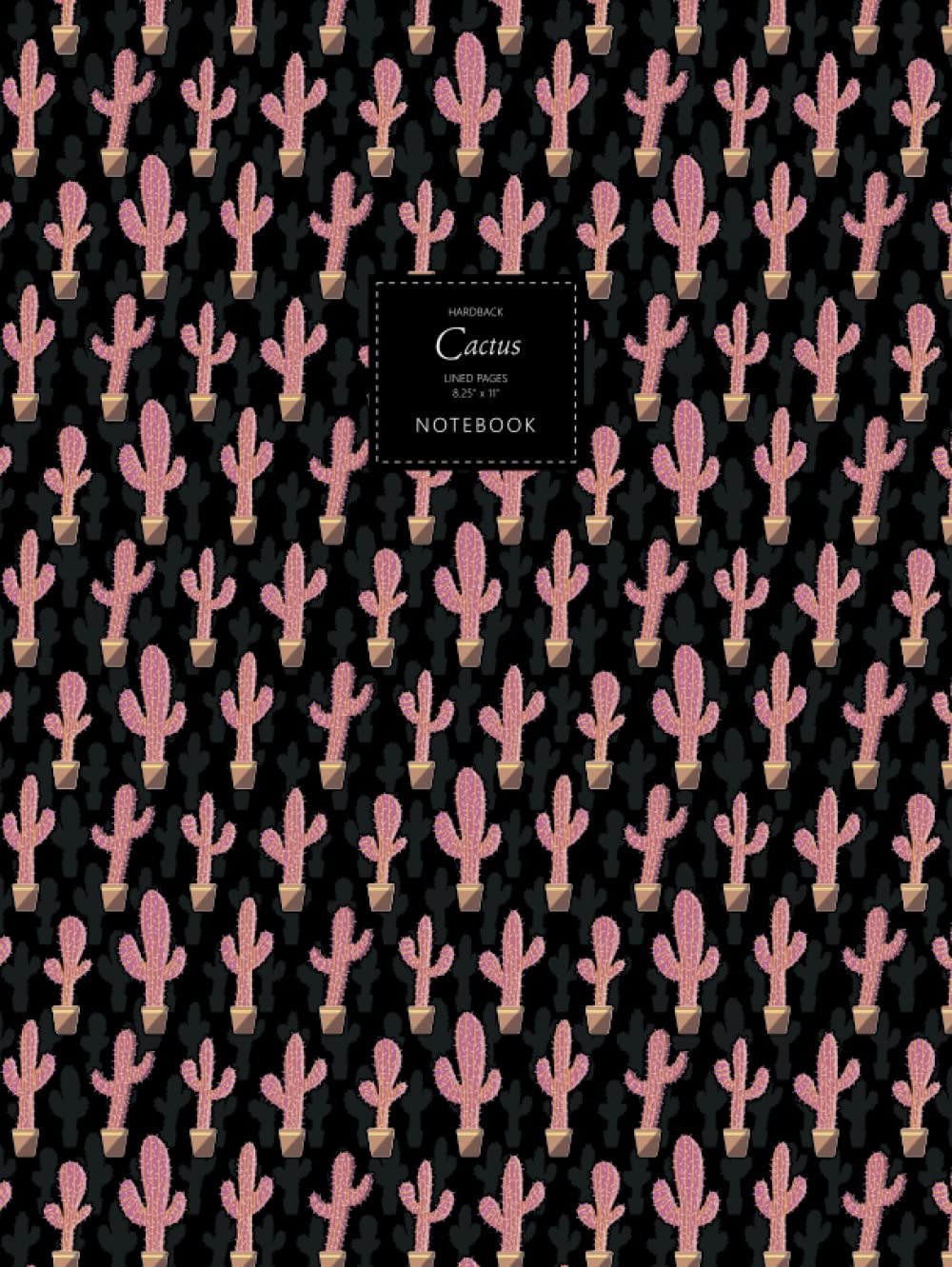 Cactus Notebook - Lined Pages - 8.25" x 11" - Hardback: (Saguaro Glow Edition) Large Hard Cover Notebook 192 lined pages (8.25 x 11 inches / 20.96 x 27.94cm / Near A4) baixar livro de graça