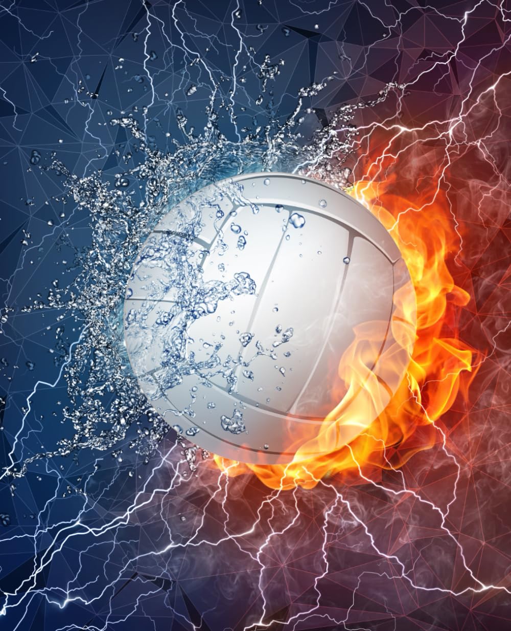 Clash of the Elements Volleyball Composition Book baixar o livro de graça