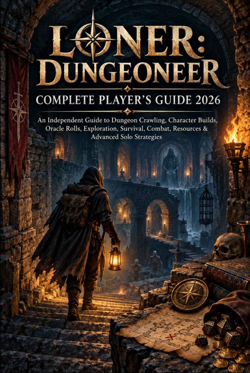 ler totalmente LONER: DUNGEONEER COMPLETE PLAYER'S GUIDE 2026: An Independent Guide to Dungeon Crawling, Character Builds, Oracle Rolls, Exploration, Survival, Combat, Resources & Advanced Solo Strategies