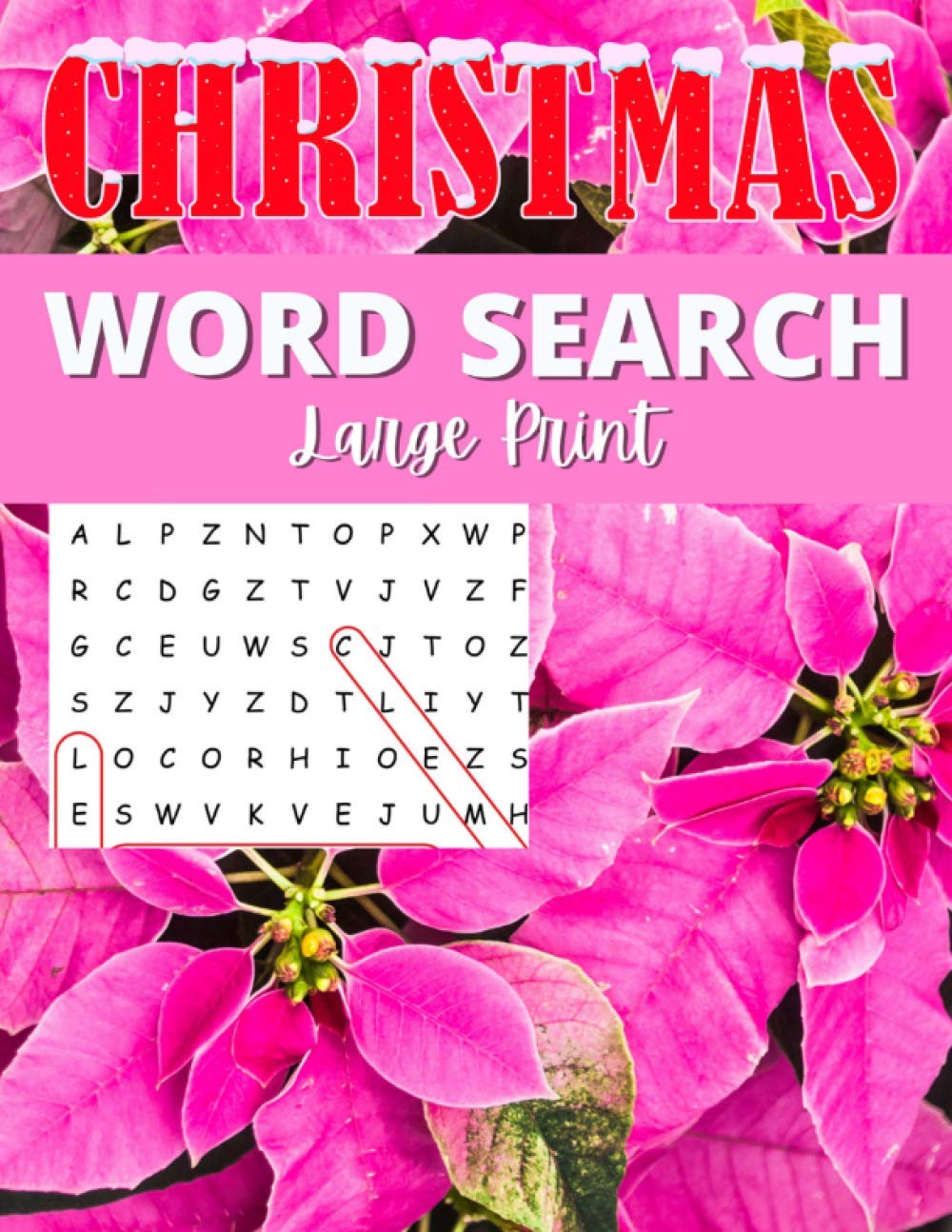 Christmas Word Search: Puzzle Book for Adults and Kids. Jumbo Print Games...Holiday Fun Pink Christmas Cover - Large Print Word Search Books for Seniors baixar livro de graça
