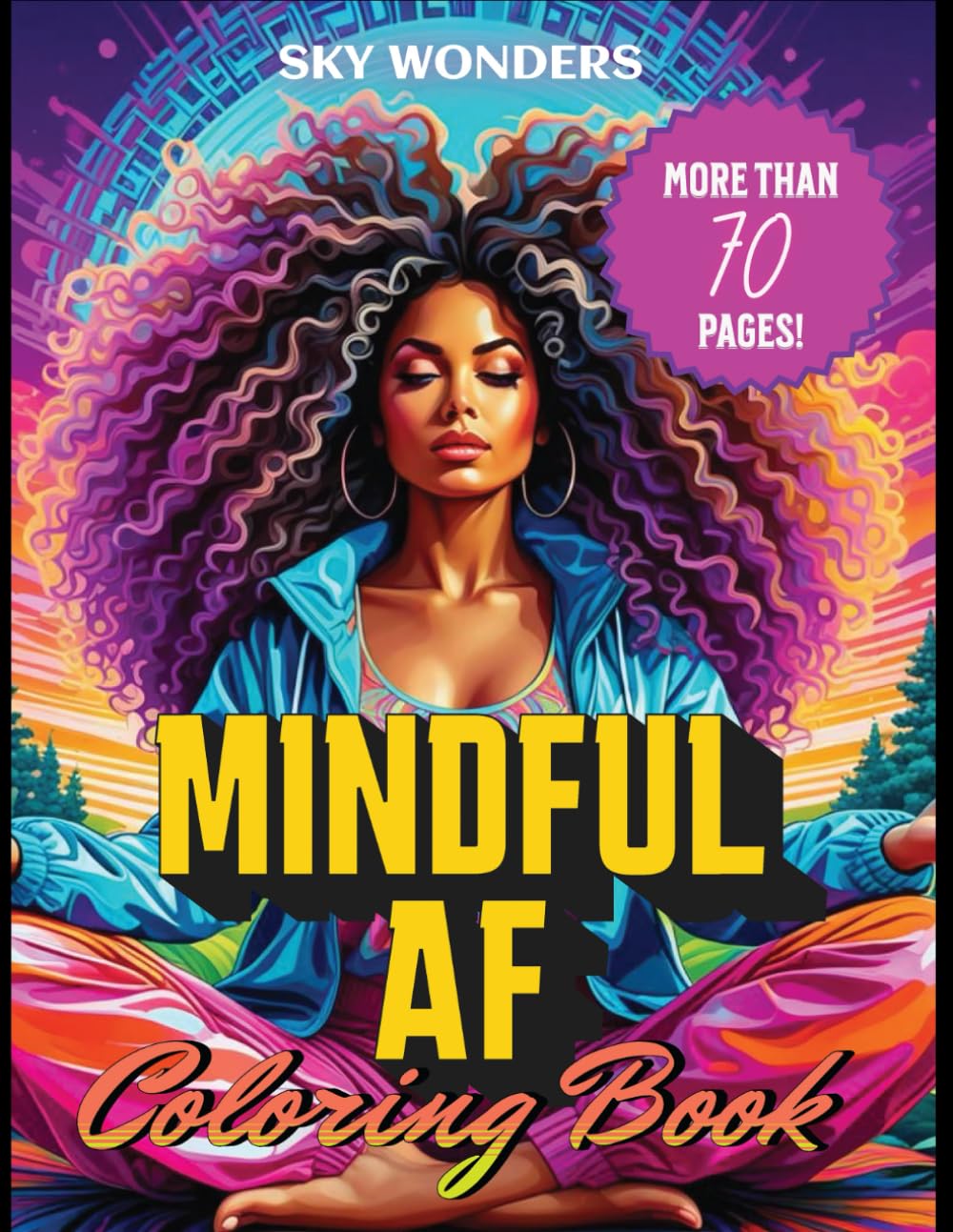 capítulo por capítulo baixar Mindful AF Coloring Book: Mindful AF - Meditate, Color, Vibe