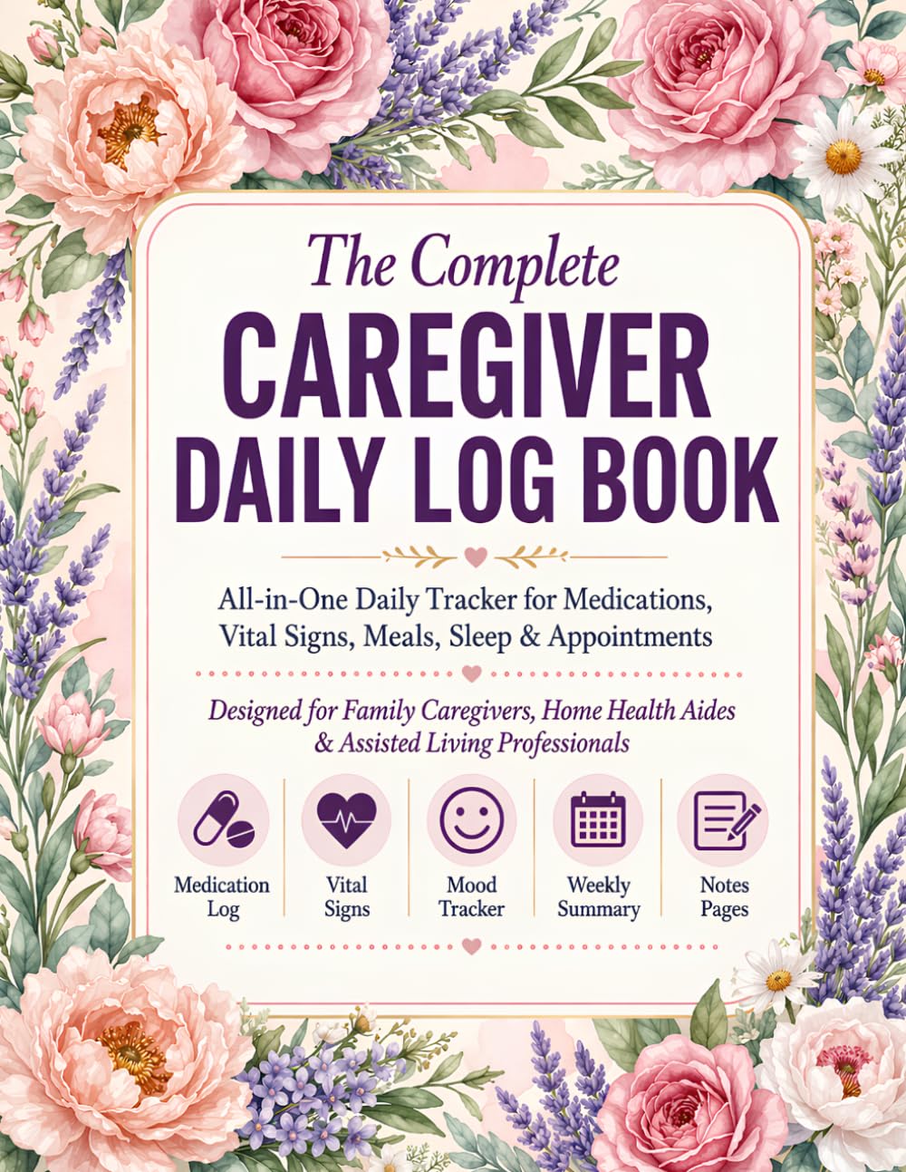 capítulo por capítulo baixar Caregiver Daily Log Book: All-in-One Daily Tracker for Medications, Vital Signs, Meals, Sleep, Appointments & Care Notes for Family Caregivers