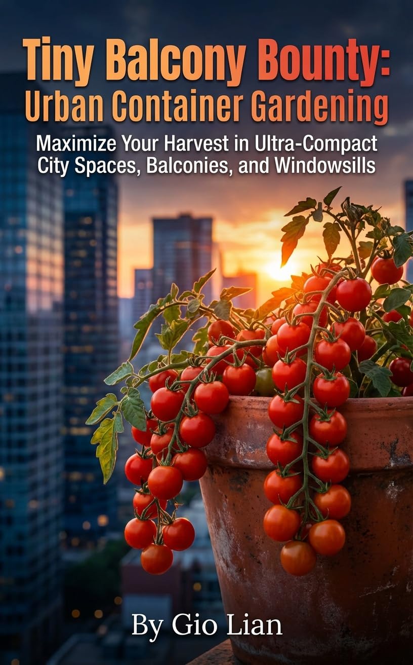 ler totalmente Tiny Balcony Bounty: Urban Container Gardening: Maximize Your Harvest in Ultra-Compact City Spaces, Balconies, and Windowsills (English Edition)