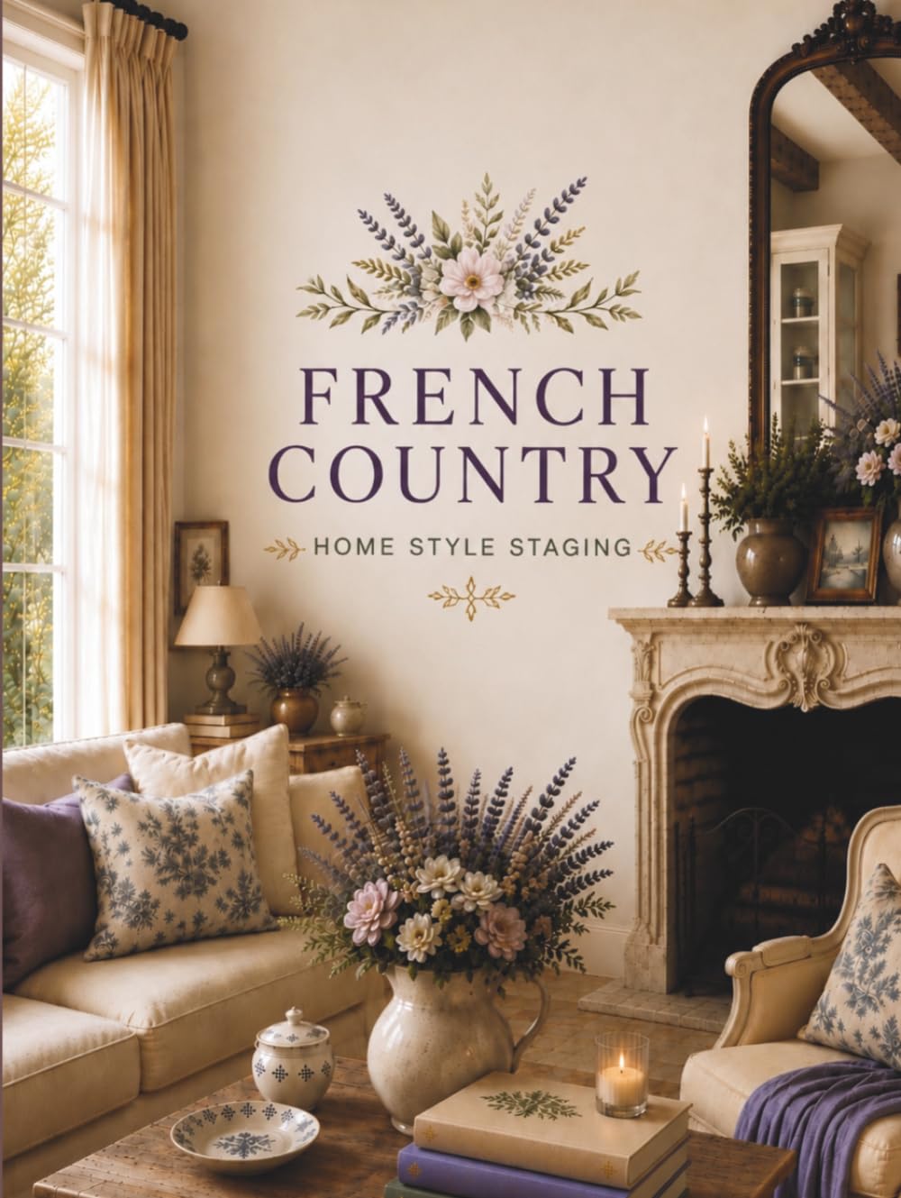ler totalmente French Country: Decorative Faux Book- Blank Pages