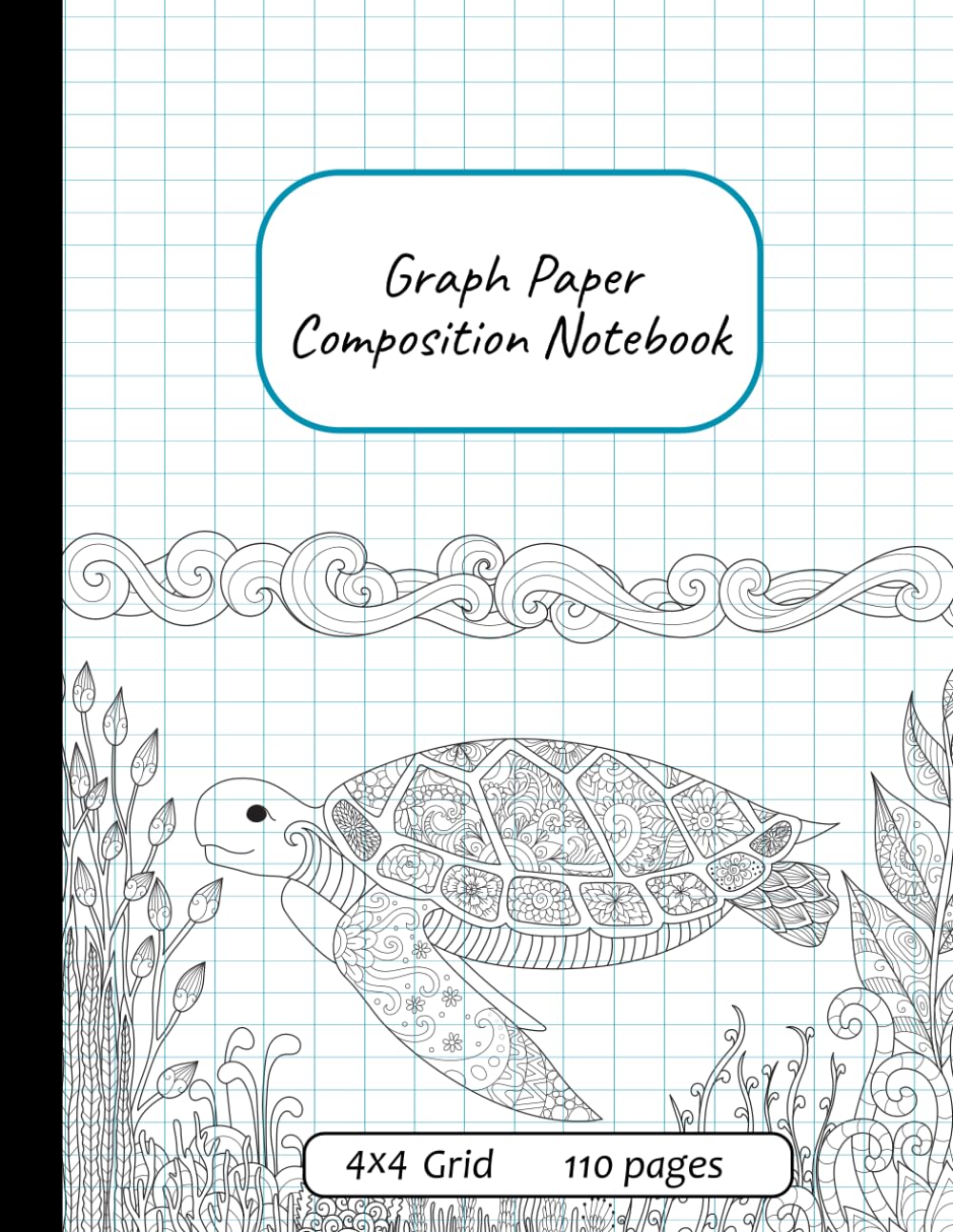 capítulo por capítulo baixar Graph Paper Notebook: 8.5 x 11 / 110 Pages / 4x4 Quad ruled Grid Paper Composition Notebook for Math and Science | 4 Squares per Inch – Best Suited... Educational Purposes| Mandala Tortoise Cover