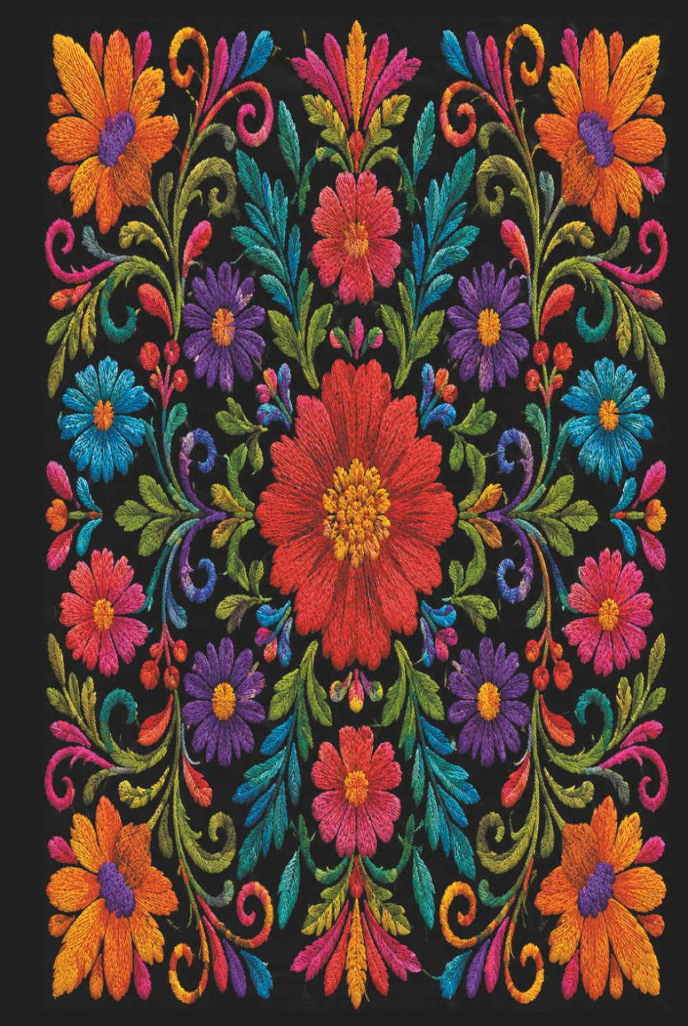 capítulo por capítulo baixar Mexican Folk Floral Notebook: Colorful Traditional Flower Pattern Journal Inspired by Mexican Art and Culture