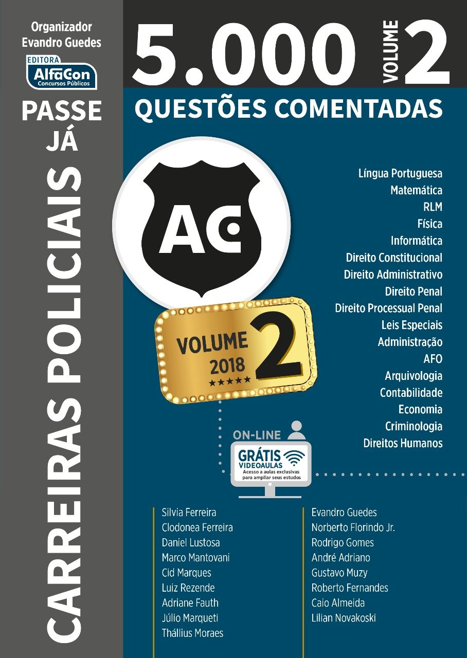 capítulo por capítulo baixar Passe já - Carreiras Policiais: 5.000 Questões Comentadas (Volume 2)