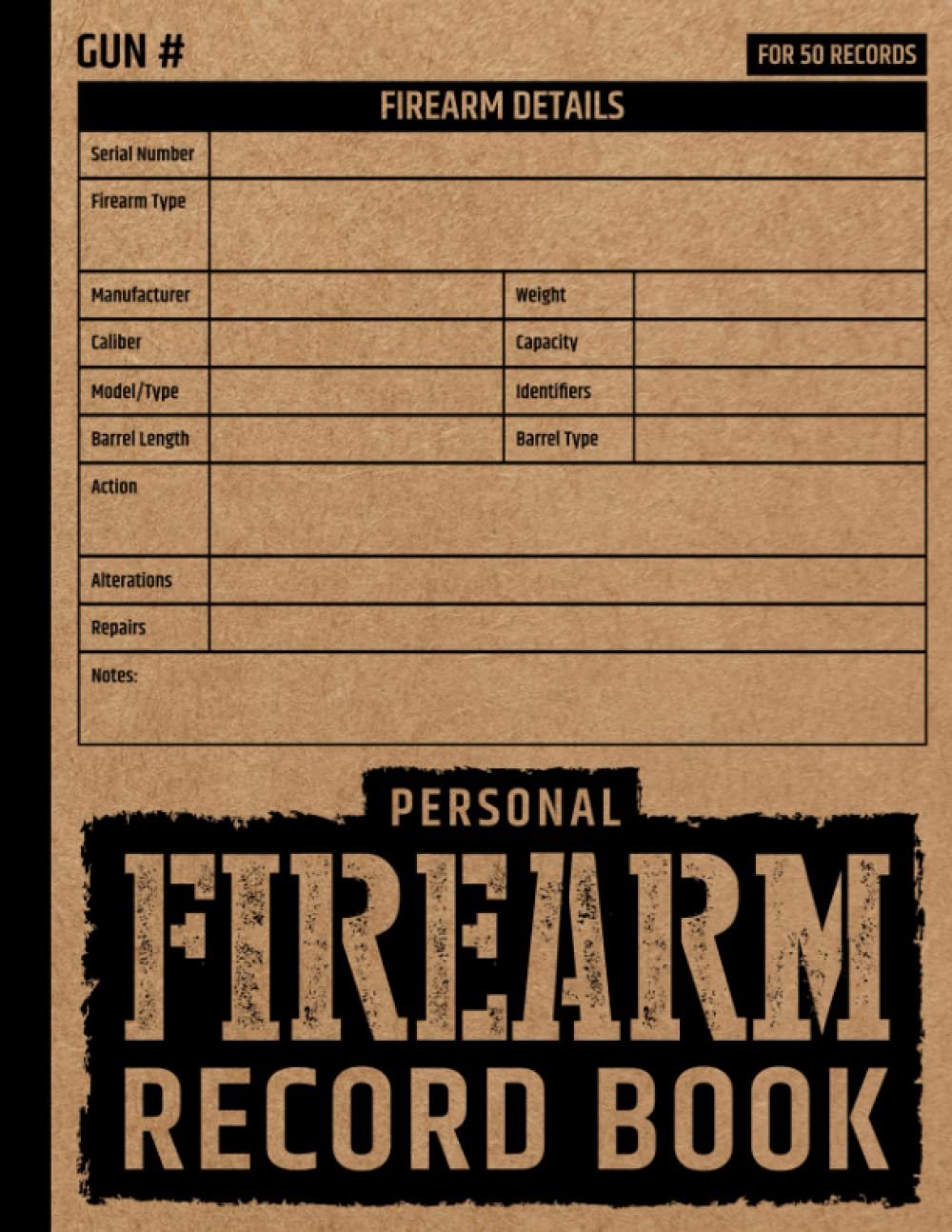capítulo por capítulo baixar Personal Firearm Record Book: Professional Inventory Management Log Book For Gun Owners And Collectors, Acquisition And Disposition Record Keeping Notebook