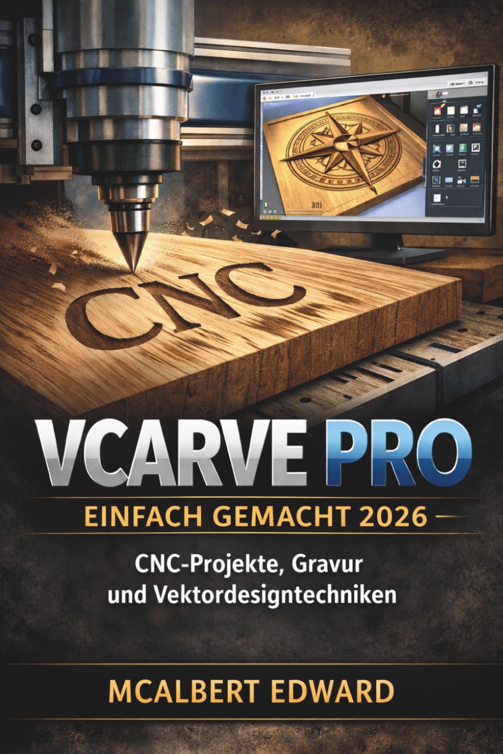 VCARVE PRO EINFACH GEMACHT 2026: CNC-Projekte, Gravur und Vektordesigntechniken (German Edition) baixar o livro de graça