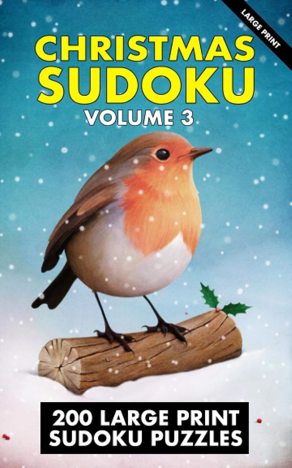 ler totalmente Christmas Sudoku: 200 Large Print Sudoku Puzzles - Easy, Moderate, Difficult, Hard: 3