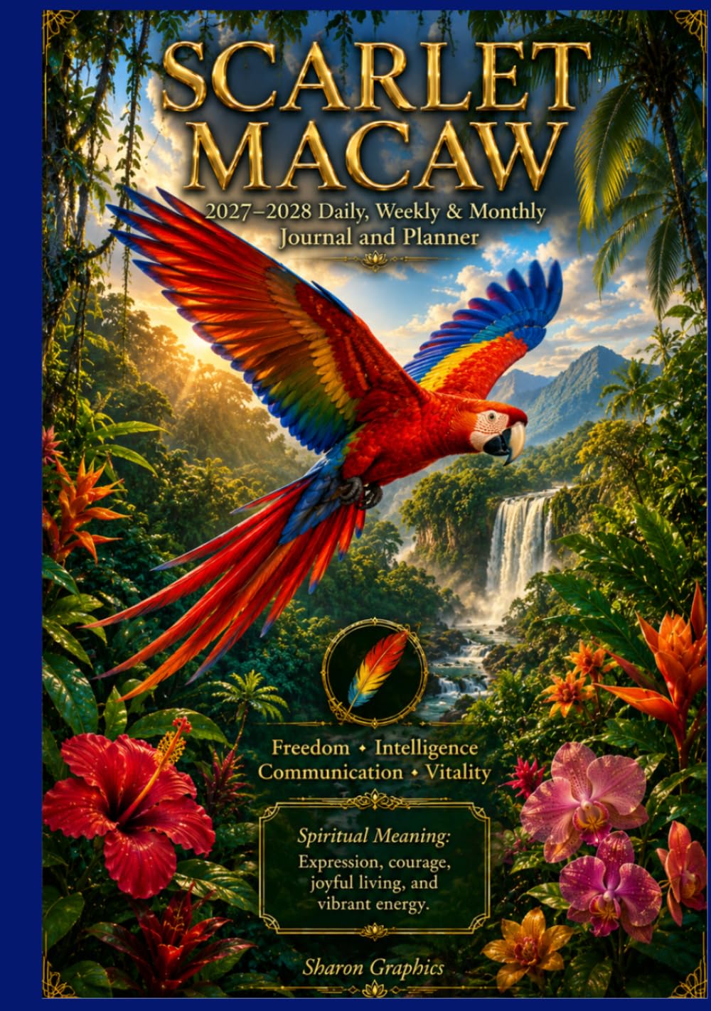 Scarlet Macaw: 2027-2028 Daily, Weekly & Monthly Journal and Planner baixar livro de graça