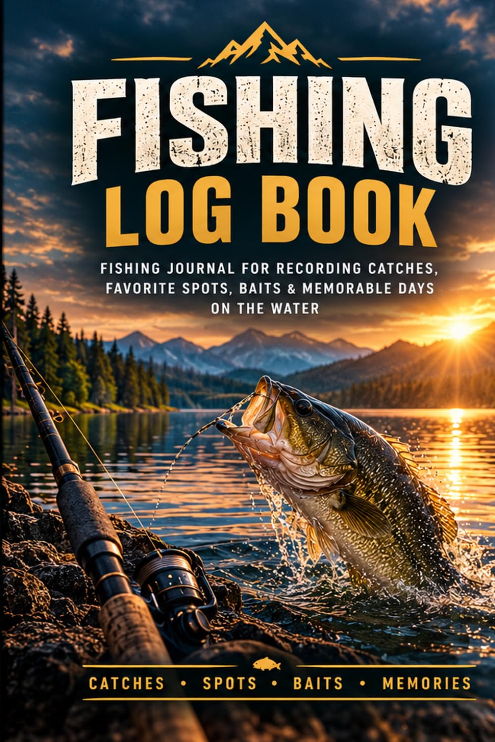 Fishing Log Book: Fishing Journal for Recording Catches, Favorite Spots, Baits & Memorable Days on the Water, Fishing Notebook baixar o livro de graça