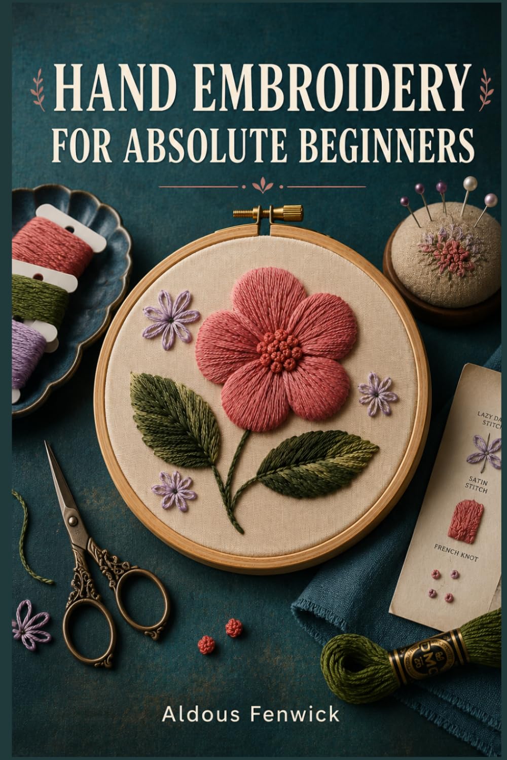 HAND EMBROIDERY FOR ABSOLUTE BEGINNERS: A Step-by-Step Guide to Every Essential Stitch, Technique, and Pattern You Need to Fix Common Mistakes and Create Beautiful Hand-Embroidered Projects....... baixar o livro de graça
