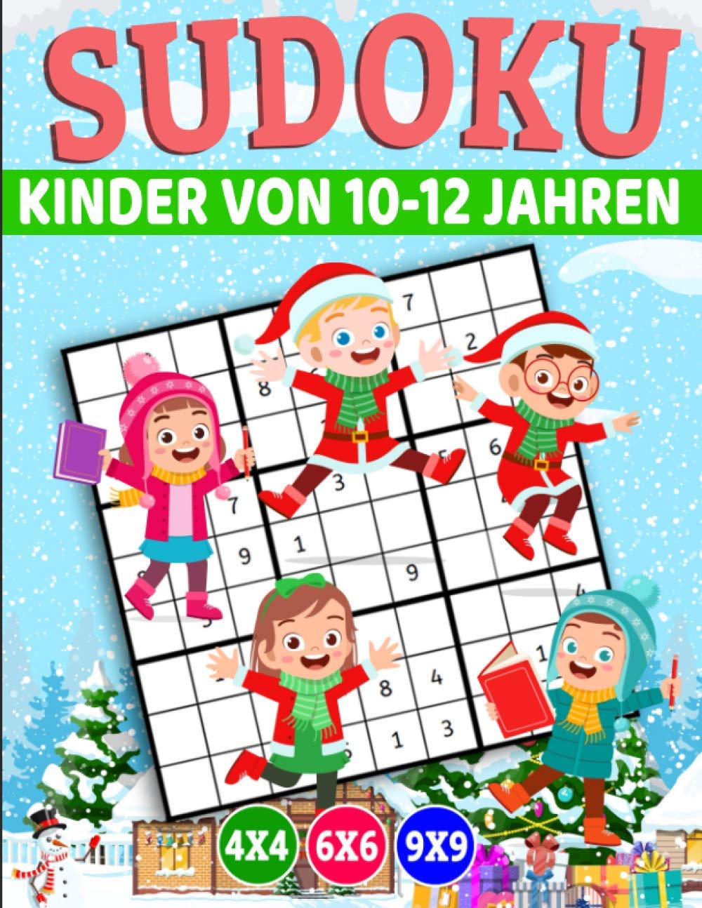 capítulo por capítulo baixar Sudoku kinder von 10-12 jahren: rätselbuch ab 10 jahre [+ BONUS Ausmalen der Seiten zu Weihnachten] (German Edition)