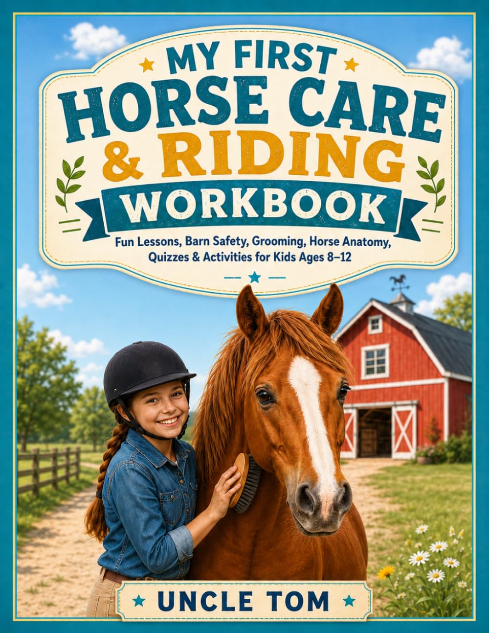 My First Horse Care & Riding Workbook: Fun Lessons, Barn Safety, Grooming, Horse Anatomy, Quizzes & Activities for Kids Ages 8-12 baixar livro de graça
