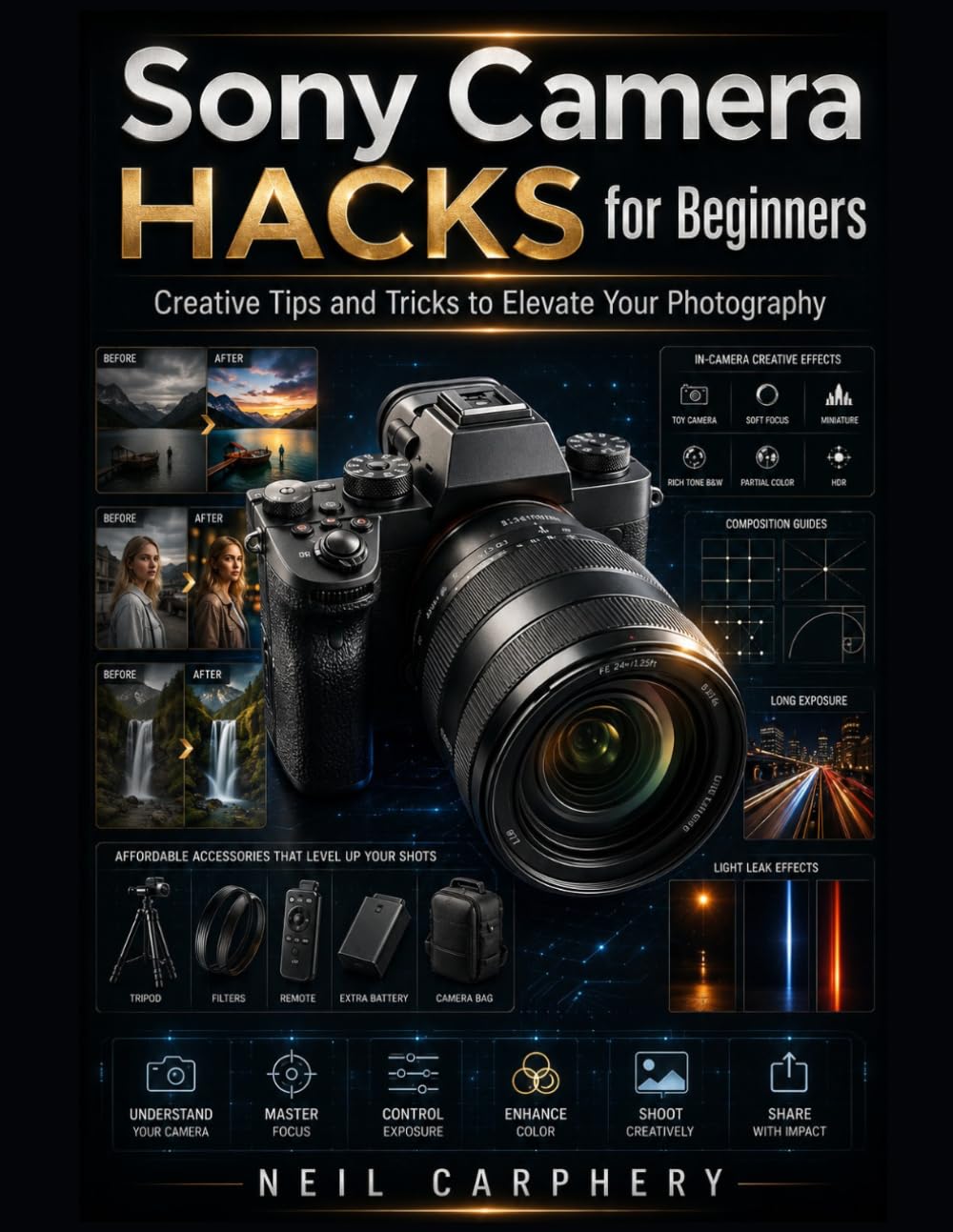 ler totalmente Sony Camera Hacks for Beginners: The Complete Step-by-Step Guide to Mastering Sony Mirrorless Cameras, Understanding Exposure, Autofocus, Composition,... and Professional Photography Techniques