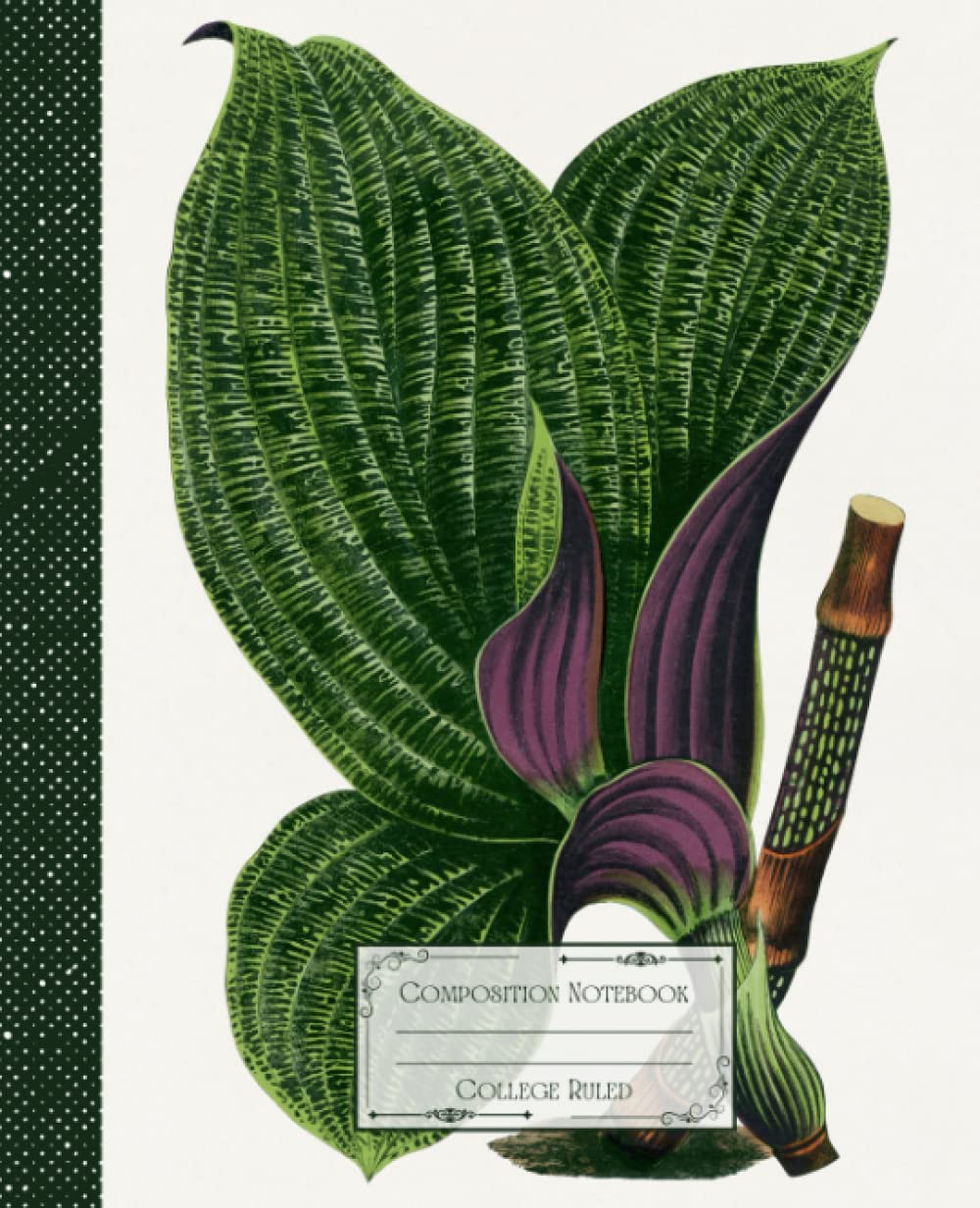 ler totalmente Vintage Tropical Leaf Composition Notebook College Ruled: Vintage Tropical Illustration | Classic Composition Notebook for Writing and Journaling |... for College Students, School and Work.