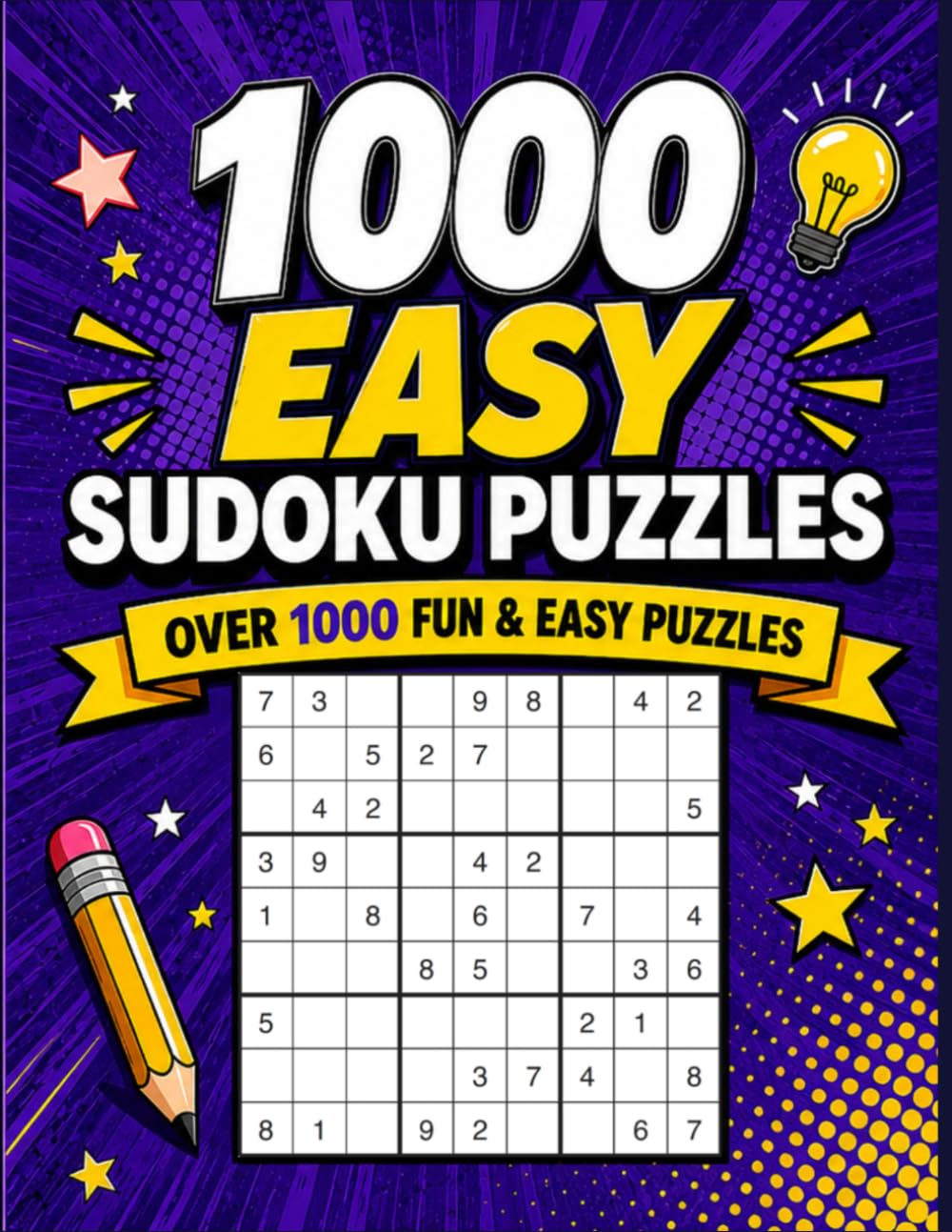ler totalmente 1000 EASY Sudoku Puzzles: Daily Brain Training Puzzles for Beginners