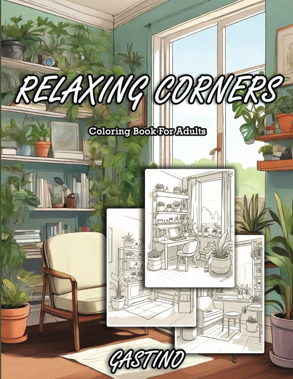 Relaxing corner adult coloring book: stress relief relaxation, relaxing calming stress free coloring fun, landscapes rooms, chilling views, peaceful... relaxing flowers, flower bouquets, baixar o livro de graça
