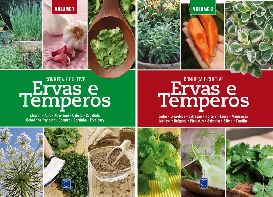 Ervas e Temperos: Conheça e Cultive (Coleção - 2 volumes)