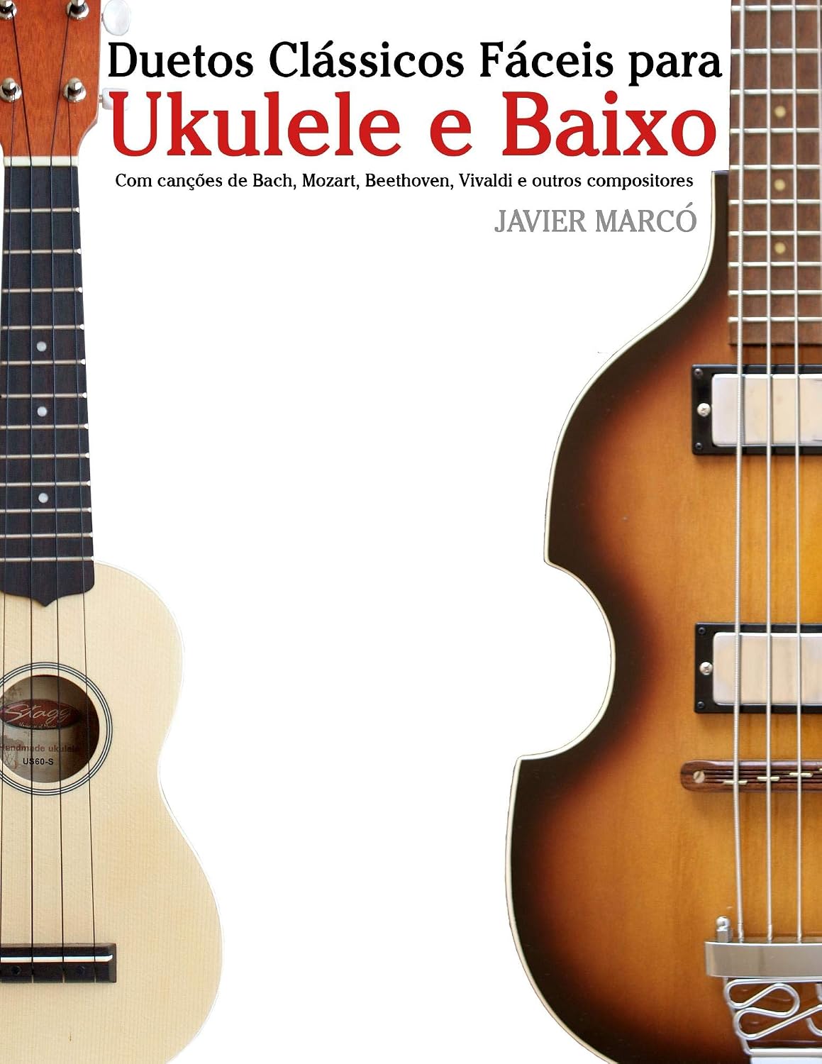ler totalmente Duetos Clássicos Fáceis para Ukulele e Baixo: Com canções de Bach, Mozart, Beethoven, Vivaldi e outros compositores
