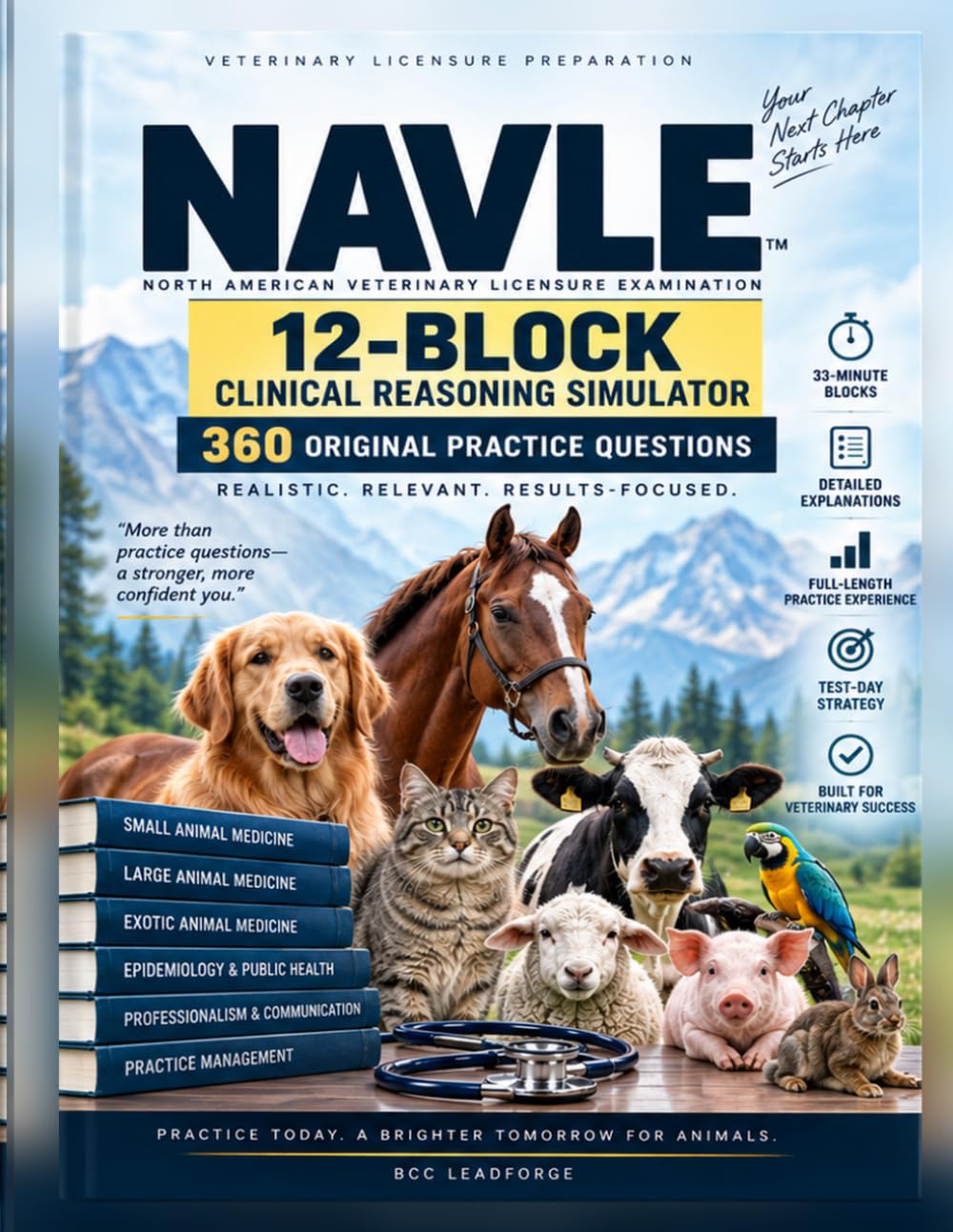 ler totalmente NAVLE 12-Block Clinical Reasoning Simulator: 360 Original Practice Questions, 33-Minute Blocks, Detailed Explanations & Test-Day Strategy