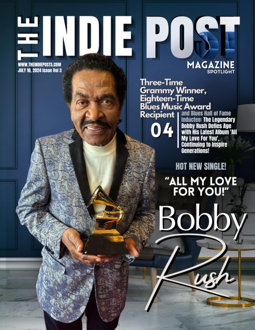 The Indie Post Magazine Bobby Rush July 10, 2024 Issue Vol 3 baixar o livro de graça
