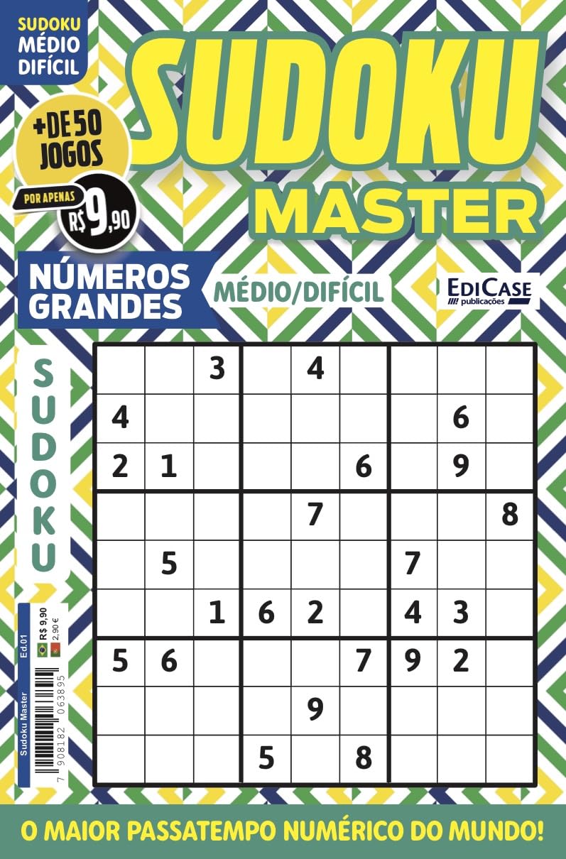 capítulo por capítulo baixar Sudoku Master: Nível Médio/ Difícil - O maior passatempo numérico do mundo