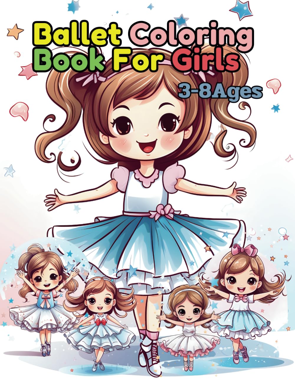 capítulo por capítulo baixar Ballet Coloring Book For Girls Ages3-8: Almost 50 Designs Of Little Girls Dancing Practice Ballet Dancing, Cheerful, Fun, Easy To Color
