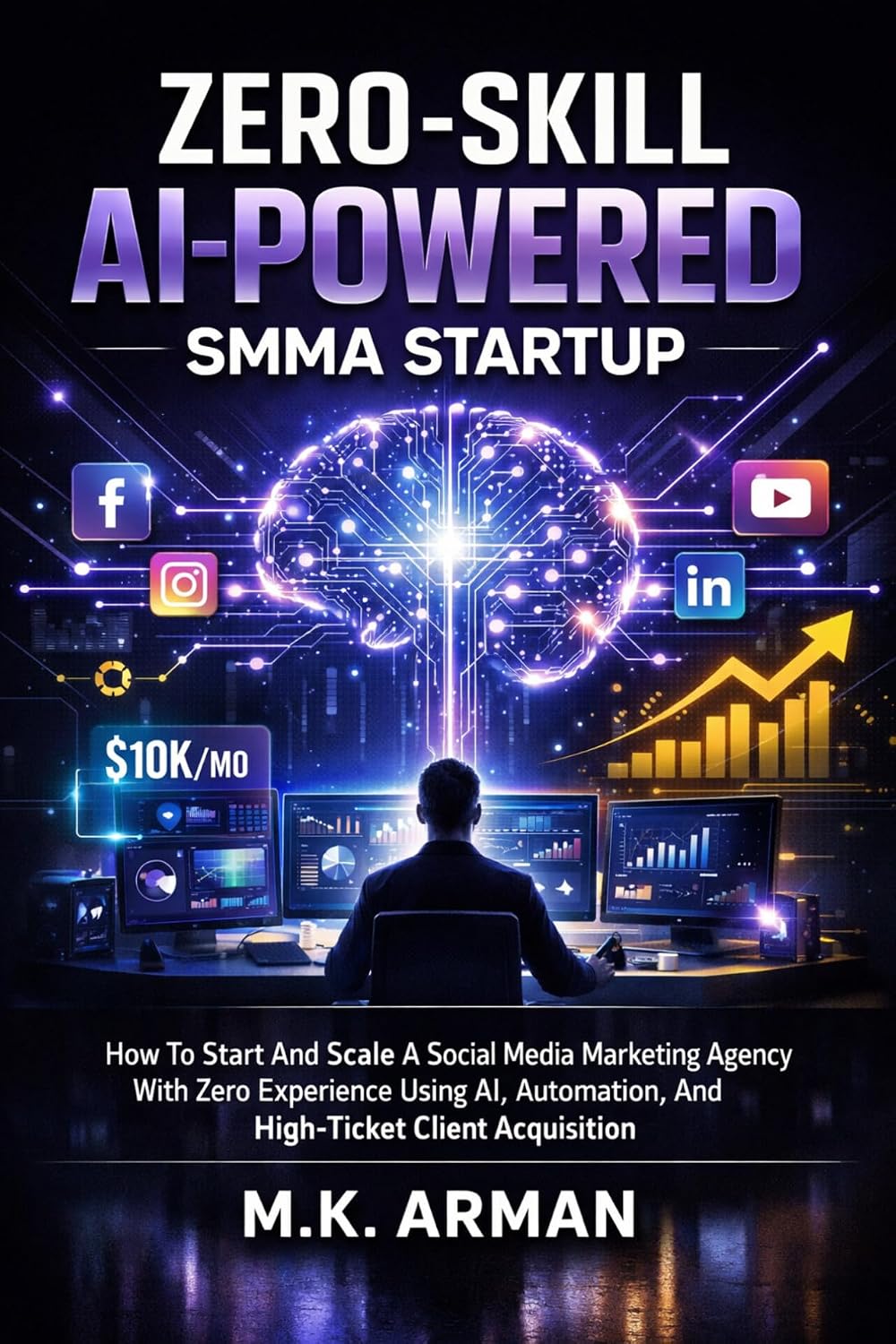 ler totalmente Zero-Skill AI-Powered SMMA Startup: How To Start And Scale A Social Media Marketing Agency With Zero Experience Using AI, Automation, And High-Ticket Client... Digital Businesses Book 2) (English Edition)