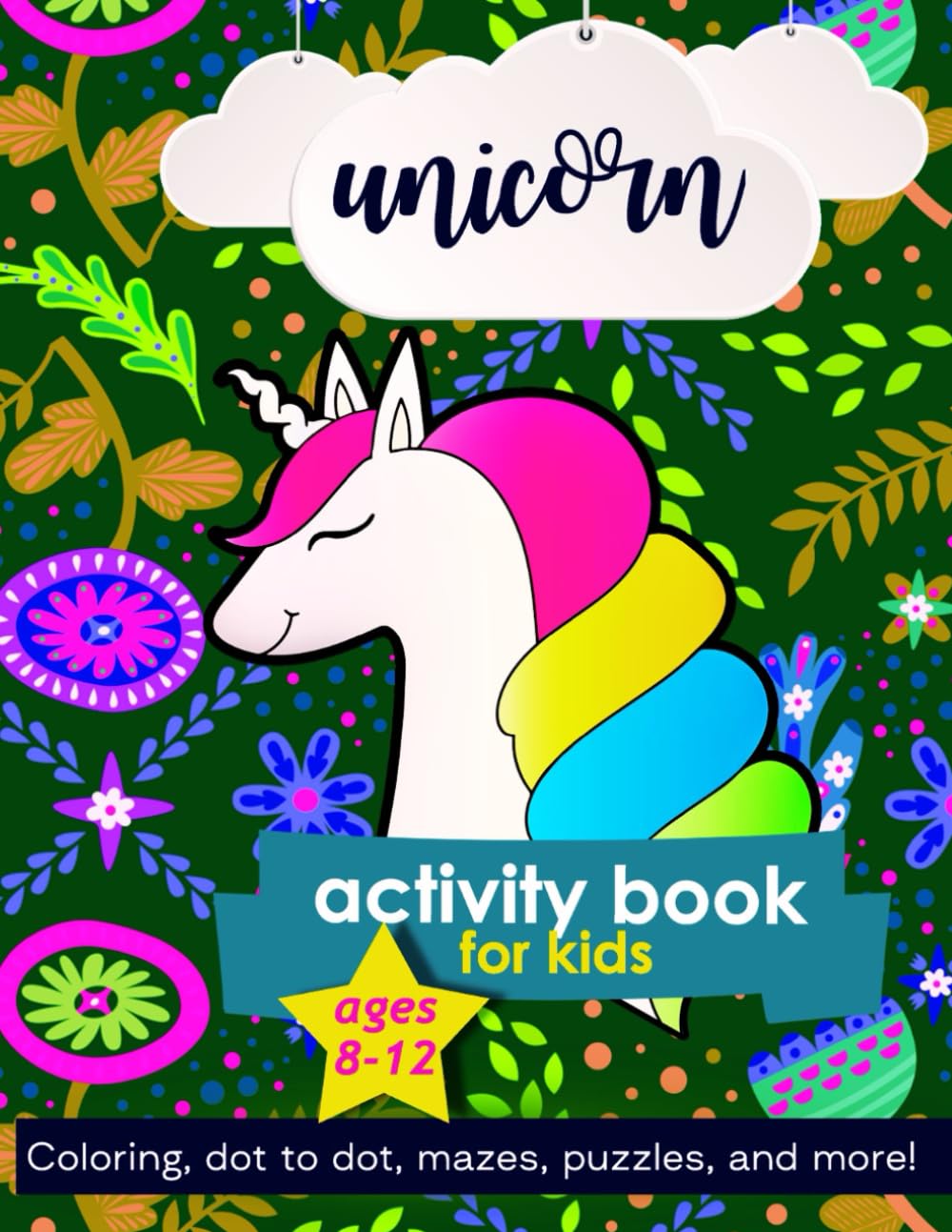 capítulo por capítulo baixar Unicorn Activity Book For Kids Ages 8-12: A Fun Workbook Game for Coloring, Dot-to-Dot, Mazes, Puzzles, and more!