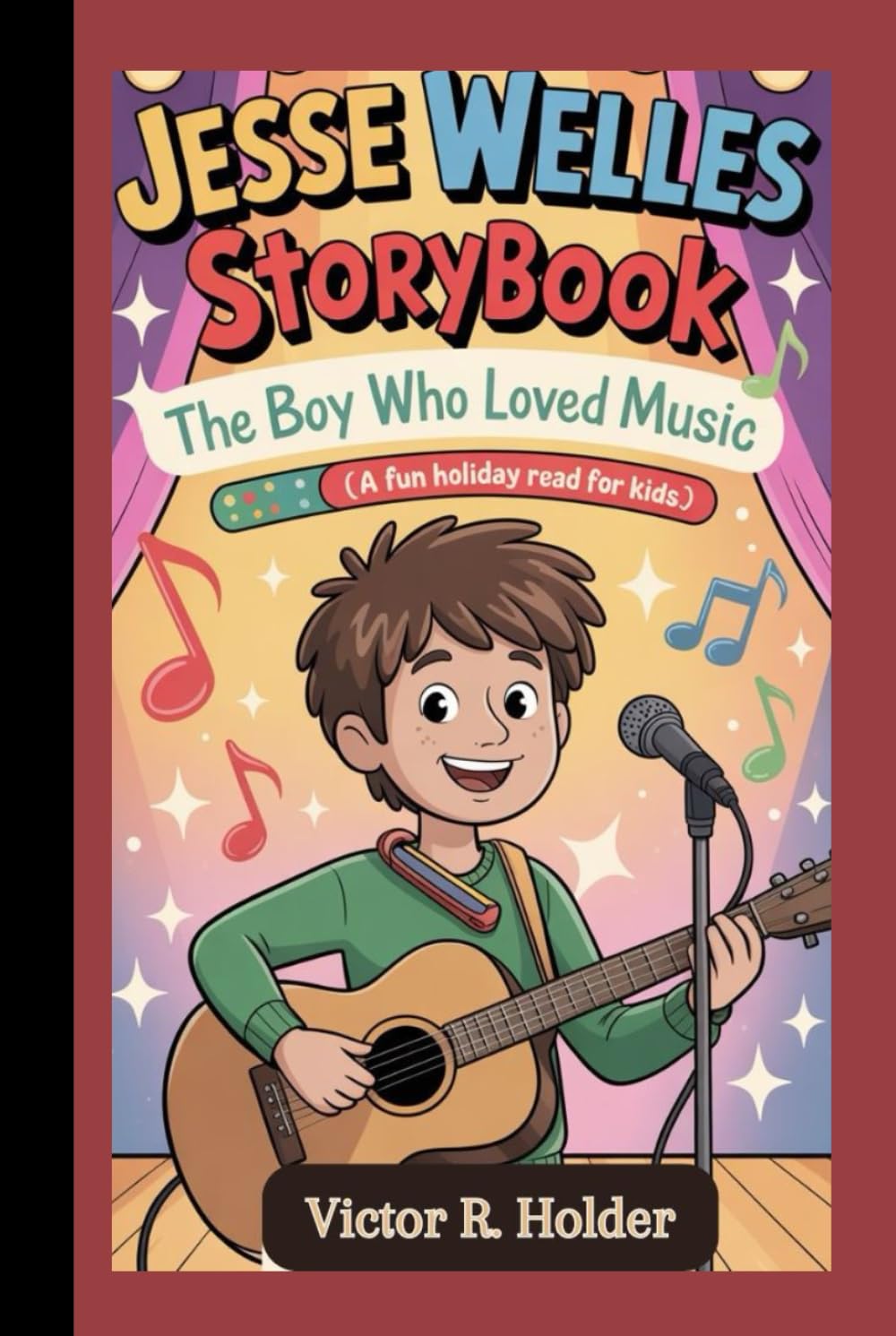 ler totalmente JESSE WELLES STORYBOOK: The Boy Who Loved Music (A Fun Holiday Read for Kids)