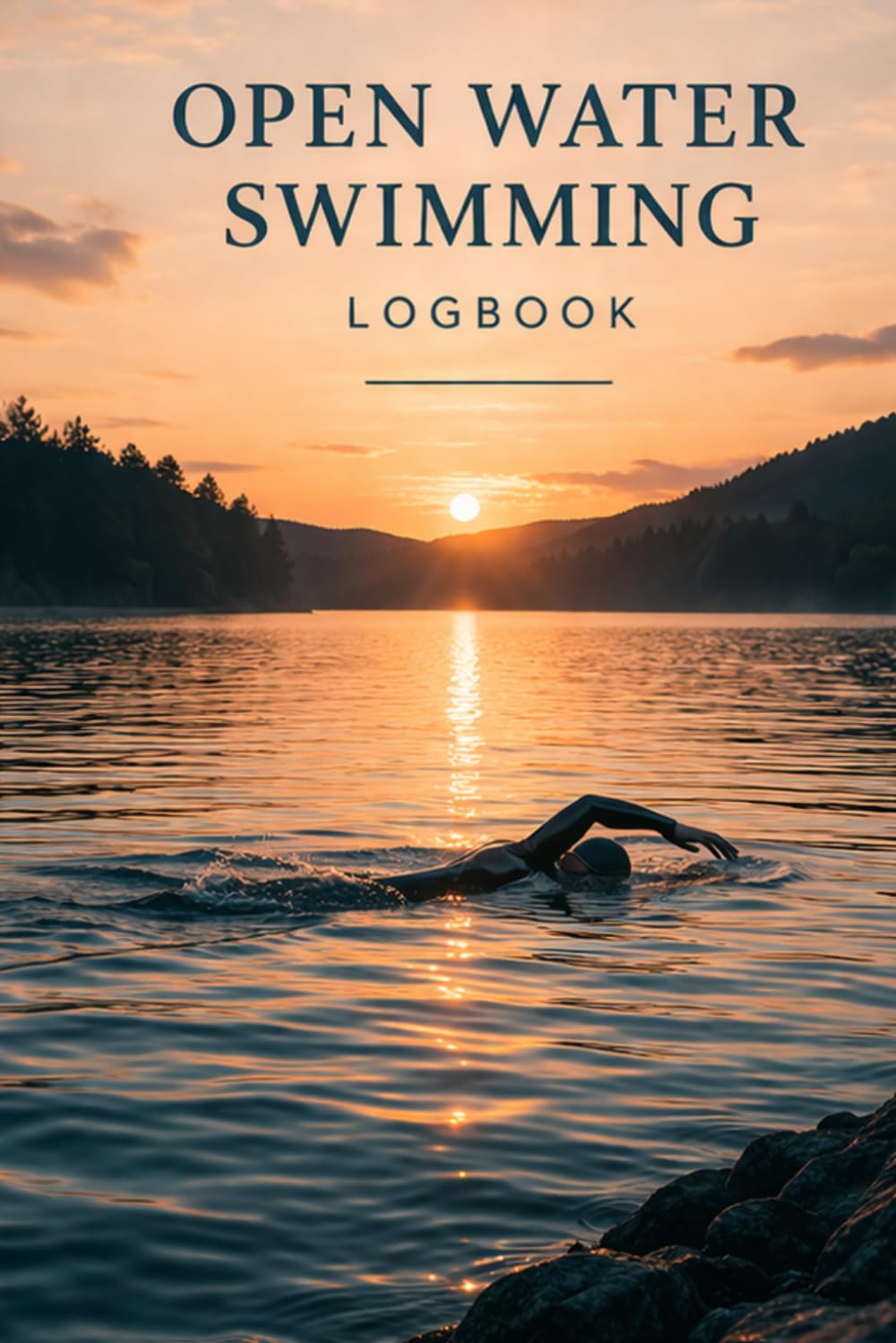 ler totalmente Open Water Swimming Logbook: Lake • Wild Swim • 100 Entries