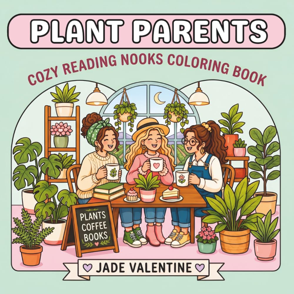 ler totalmente Plant Lovers Cozy Reading Nooks: Adult Coloring Book with Houseplants, Books and Botanical Relaxing Cozy Interiors (COZY BOOKISH NOOKS SERIES)