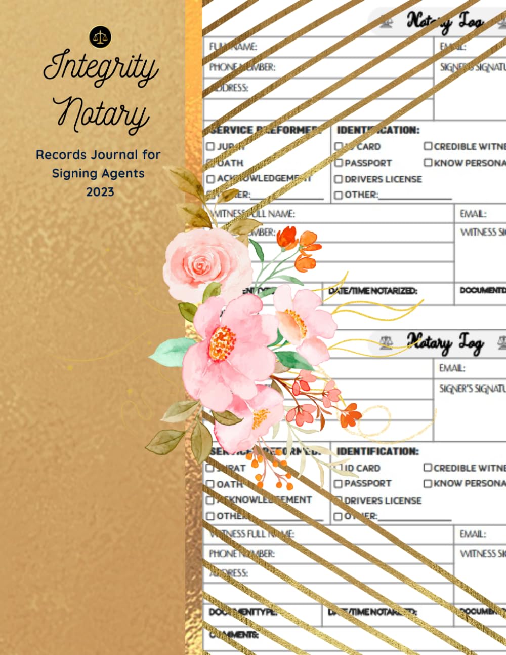 Integrity Notary Records Journal for Signing Agents 2023: Official Public Logbook to 230 Notarial Acts Useful for Notaries For Women baixar o livro de graça