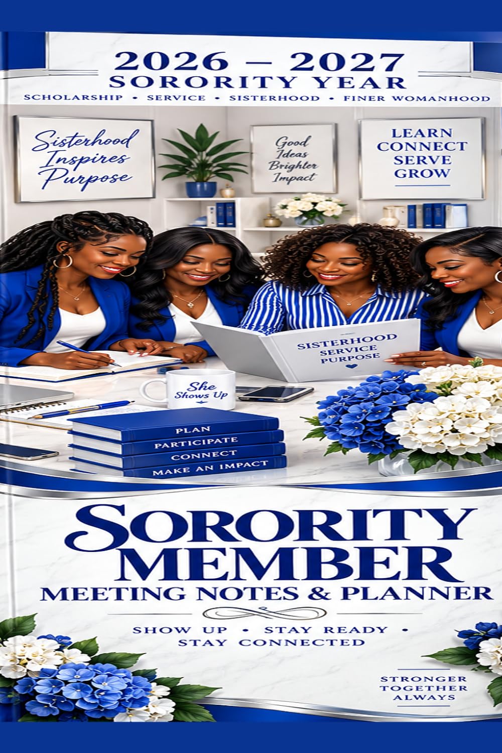capítulo por capítulo baixar Sorority Member Meeting Notes & Planner: Blue Edition
