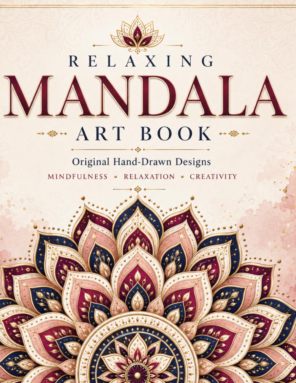 Relaxing Mandala Art Book: Beautiful Original Mandalas for Stress Relief & Creativity baixar o livro de graça