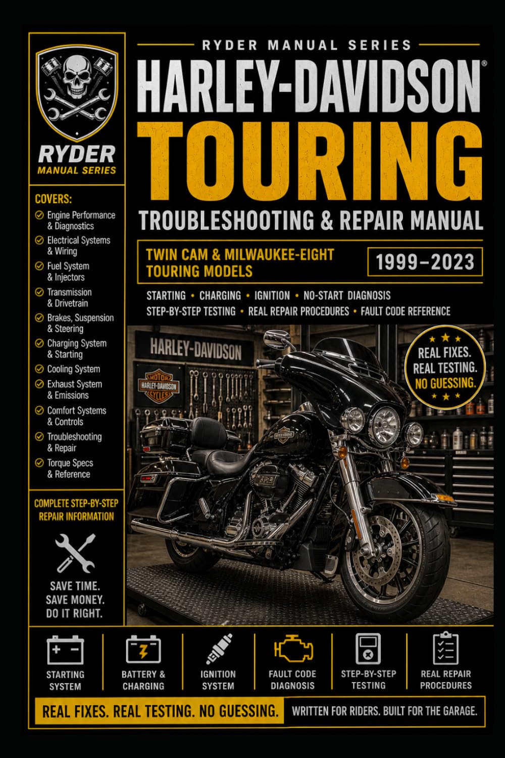 capítulo por capítulo baixar Touring Troubleshooting & Repair Manual: Twin Cam & Milwaukee-Eight Models 1999–2023: Starting, Charging, Ignition & No-Start Diagnostics