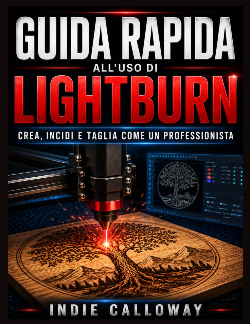 capítulo por capítulo baixar Guida rapida all'uso di LightBurn: Crea, incidi e taglia come un professionista