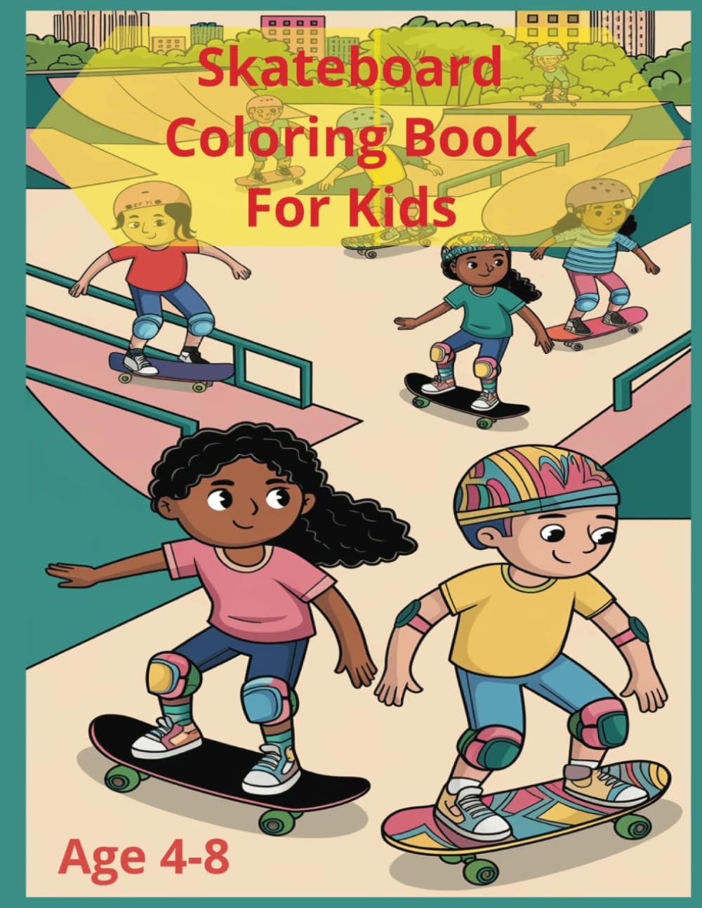 capítulo por capítulo baixar Skateboard Coloring Book for Kids: A fun and easy collection of skateboarding pictures for young artists (Sports Coloring Books for Kids)