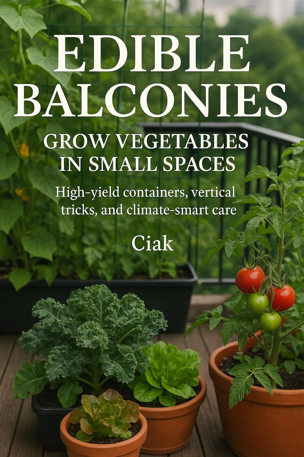 ler totalmente Edible Balconies: Grow Vegetables in Small Spaces: High-yield containers, vertical tricks, and climate-smart care (English Edition)